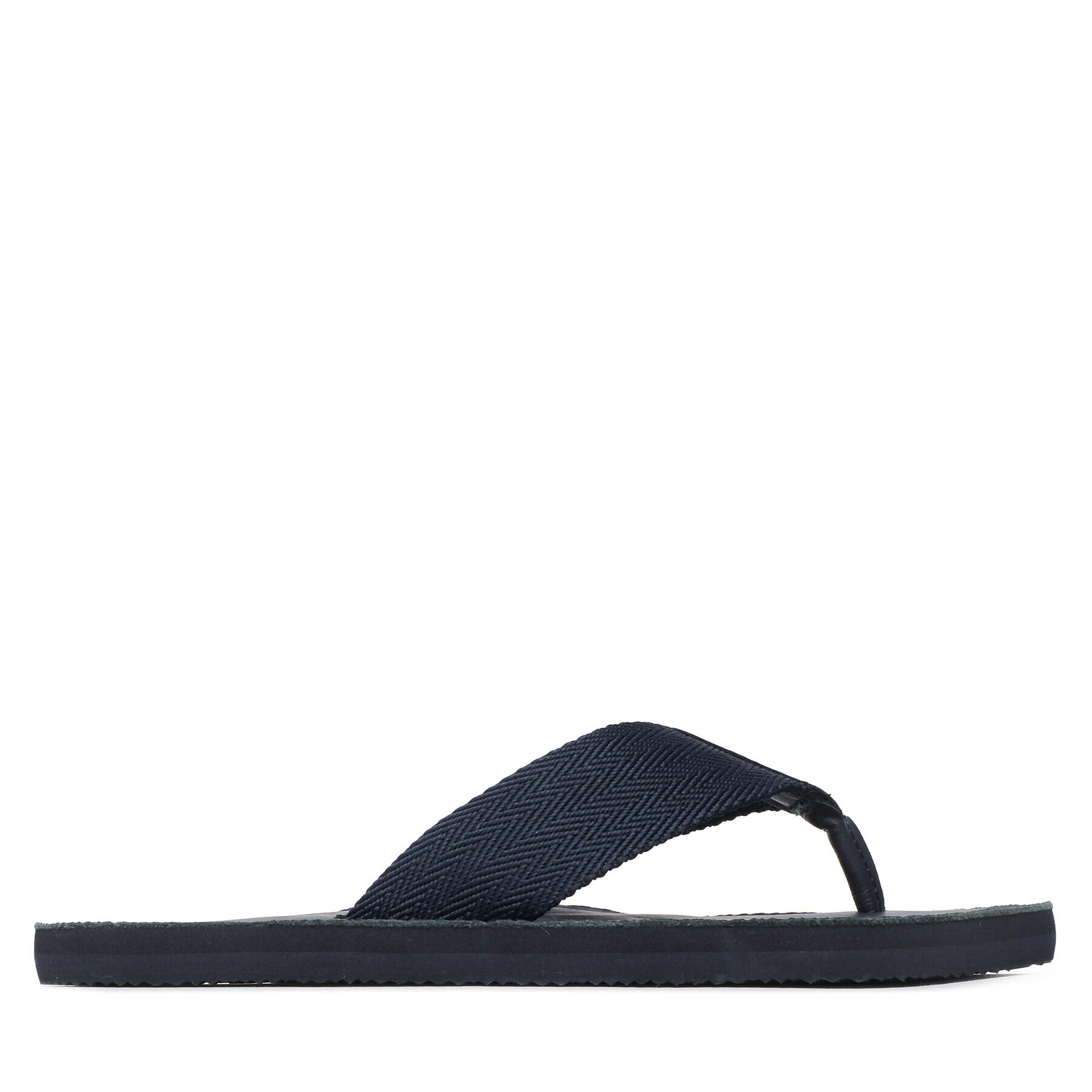 Tommy Hilfiger Žabky Leather Beach Sandal FM0FM04548 Tmavomodrá - Pepit.sk