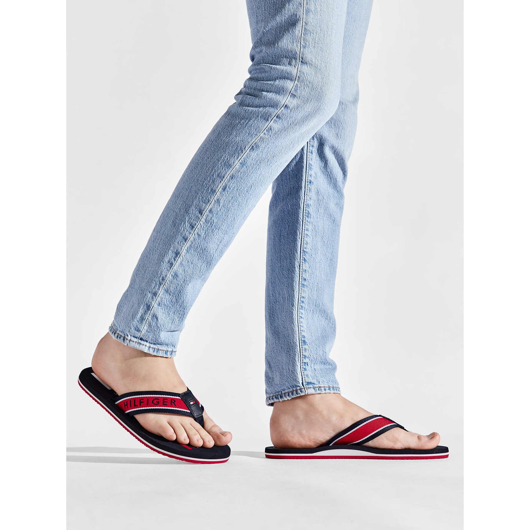 Tommy Hilfiger Žabky Maritime Beach Sandal FM0FM03978 Tmavomodrá - Pepit.sk