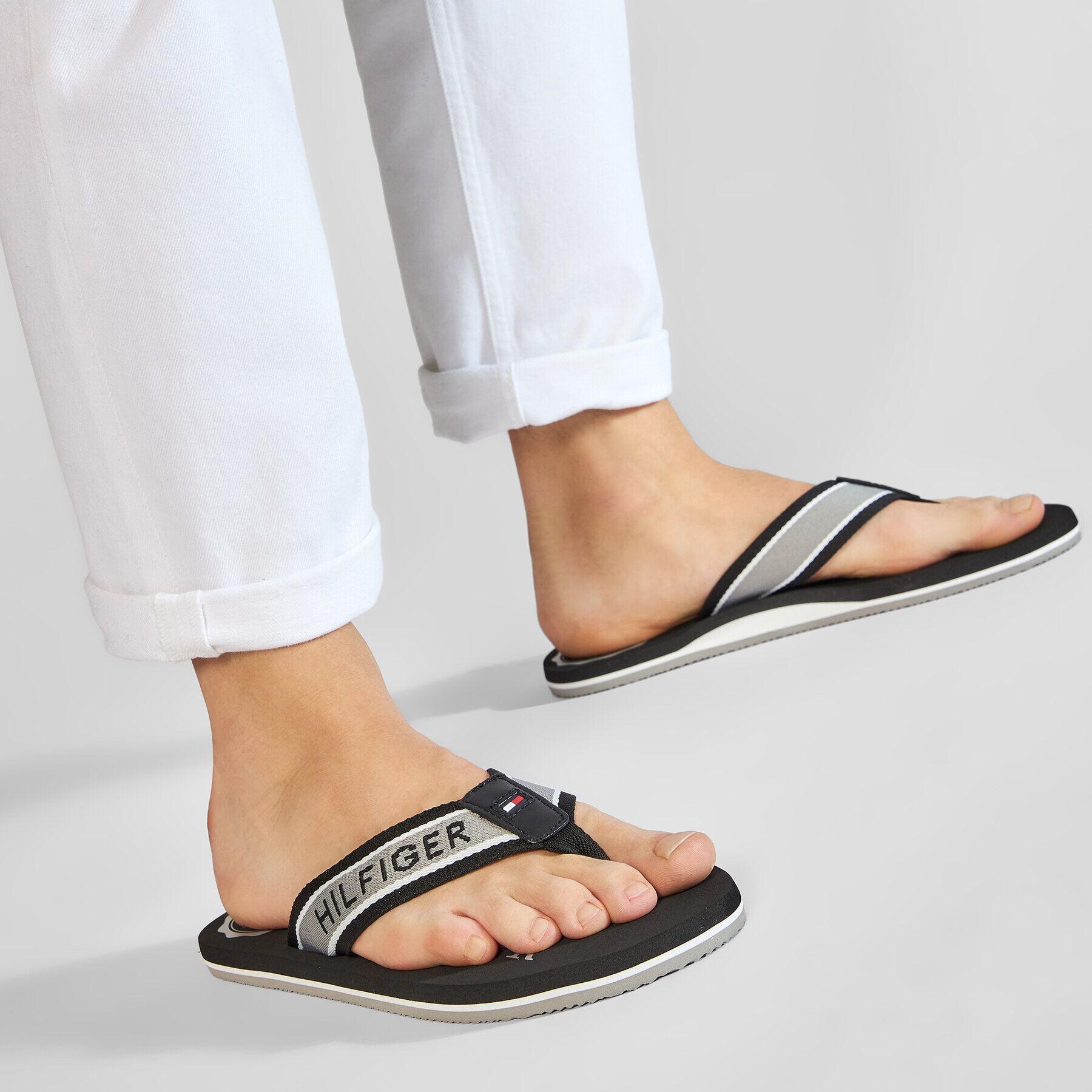 Tommy Hilfiger Žabky Martime Beach Sandal FM0FM03385 Čierna - Pepit.sk