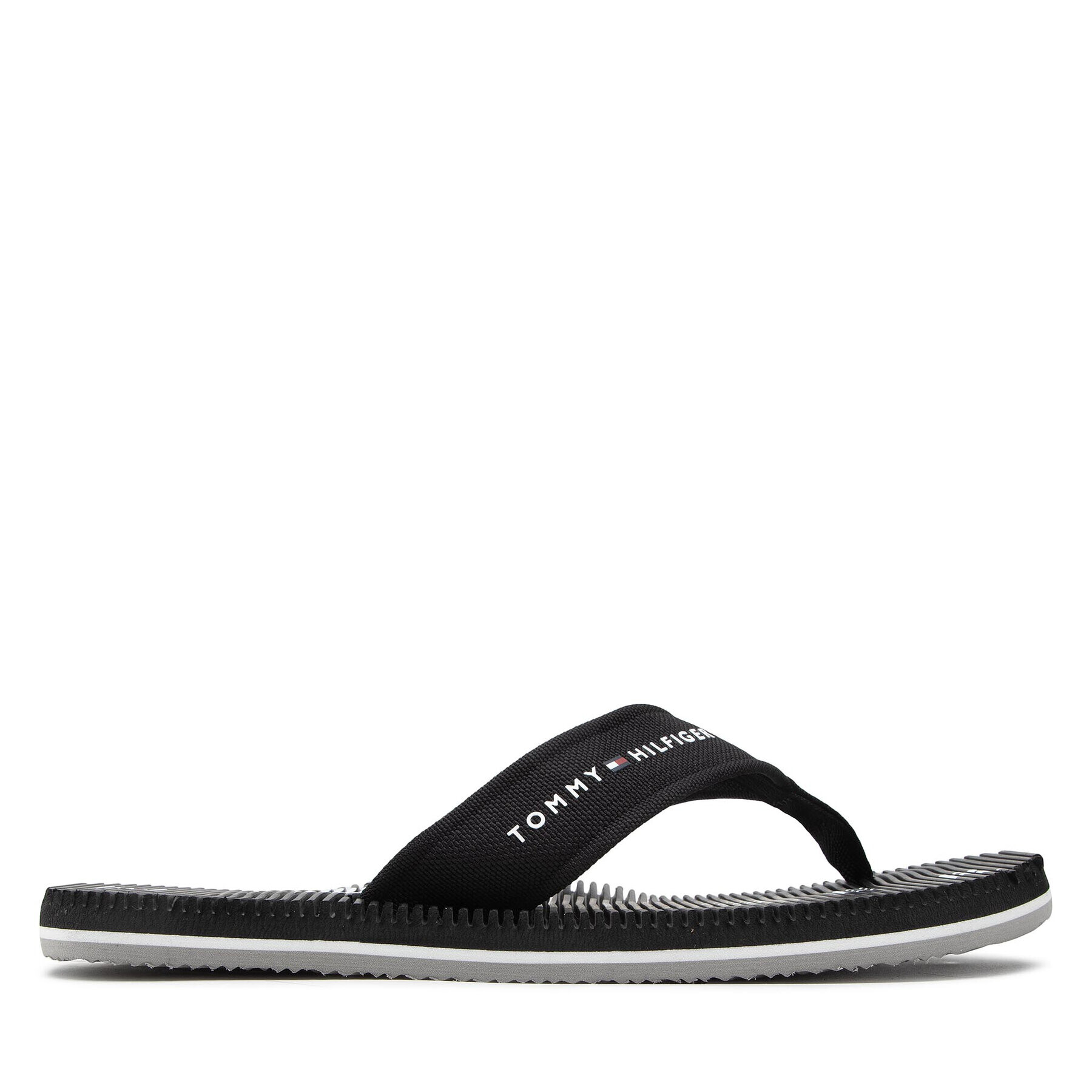 Tommy Hilfiger Žabky Massage Footbed Beach Sandal FM0FM03979 Čierna - Pepit.sk