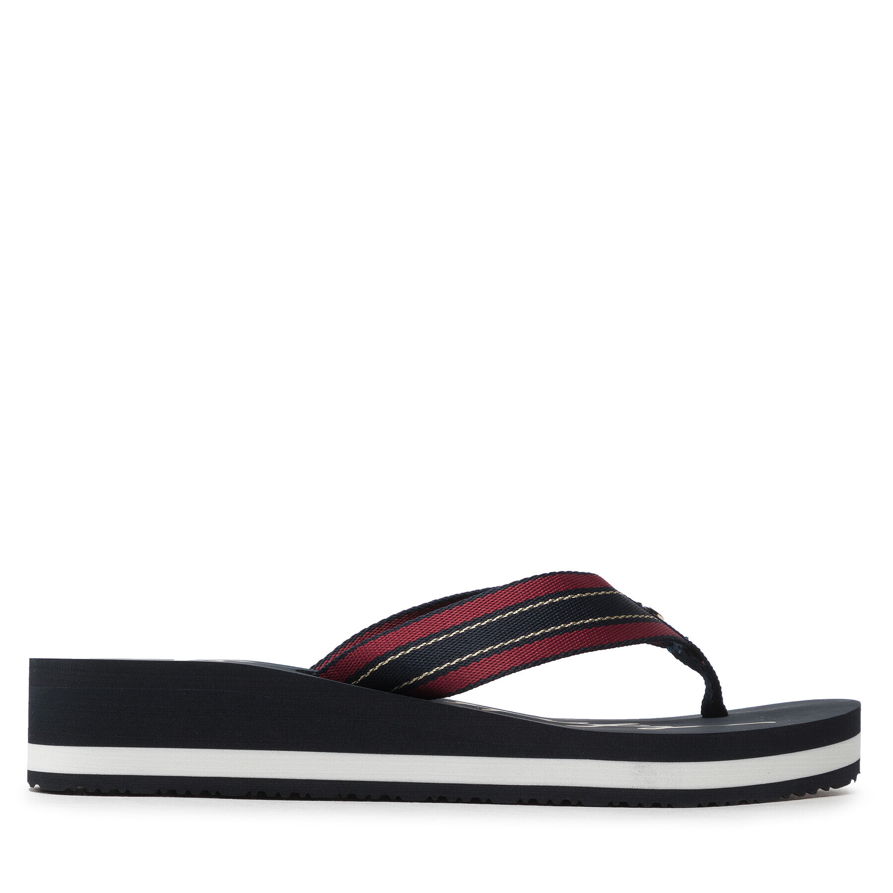 Tommy Hilfiger Žabky Mid Siganture Beach Sandal Wmn FW0FW06712 Tmavomodrá - Pepit.sk