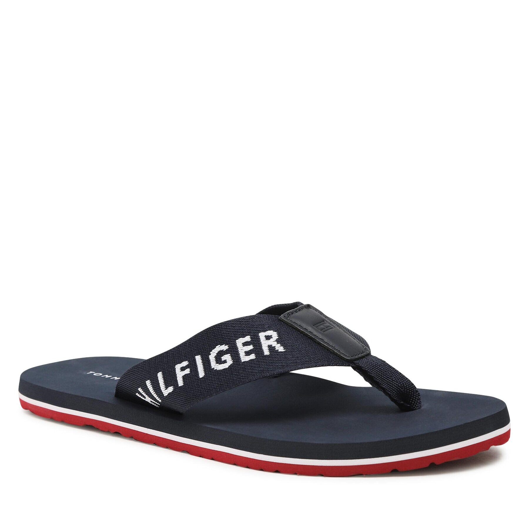 Tommy Hilfiger Žabky Print Beach Sandal FM0FM04618 Tmavomodrá - Pepit.sk