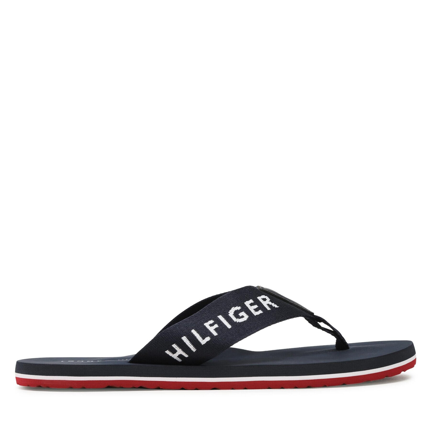 Tommy Hilfiger Žabky Print Beach Sandal FM0FM04618 Tmavomodrá - Pepit.sk