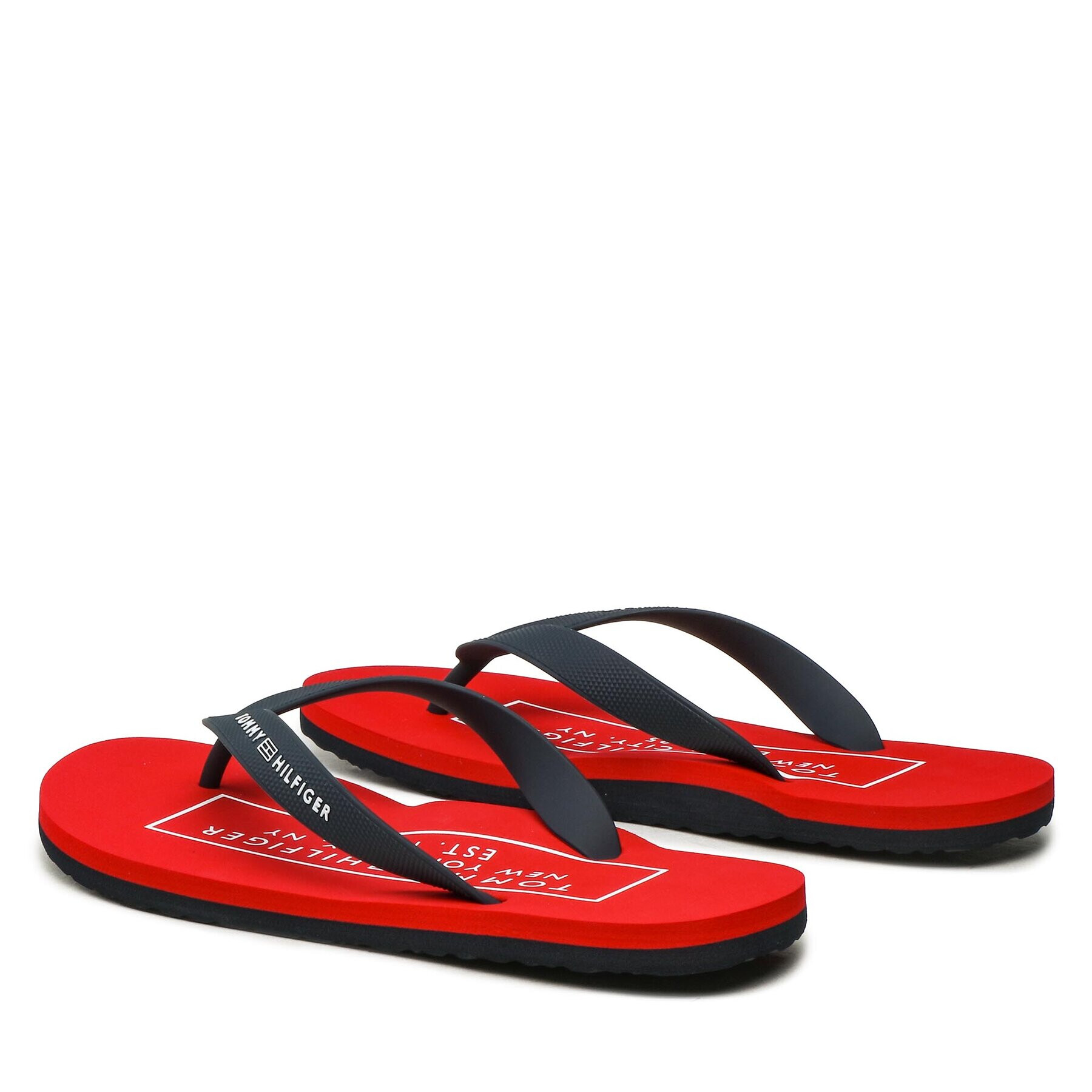 Tommy Hilfiger Žabky Rubber Hilfiger Beach Sandal FM0FM04468 Tmavomodrá - Pepit.sk