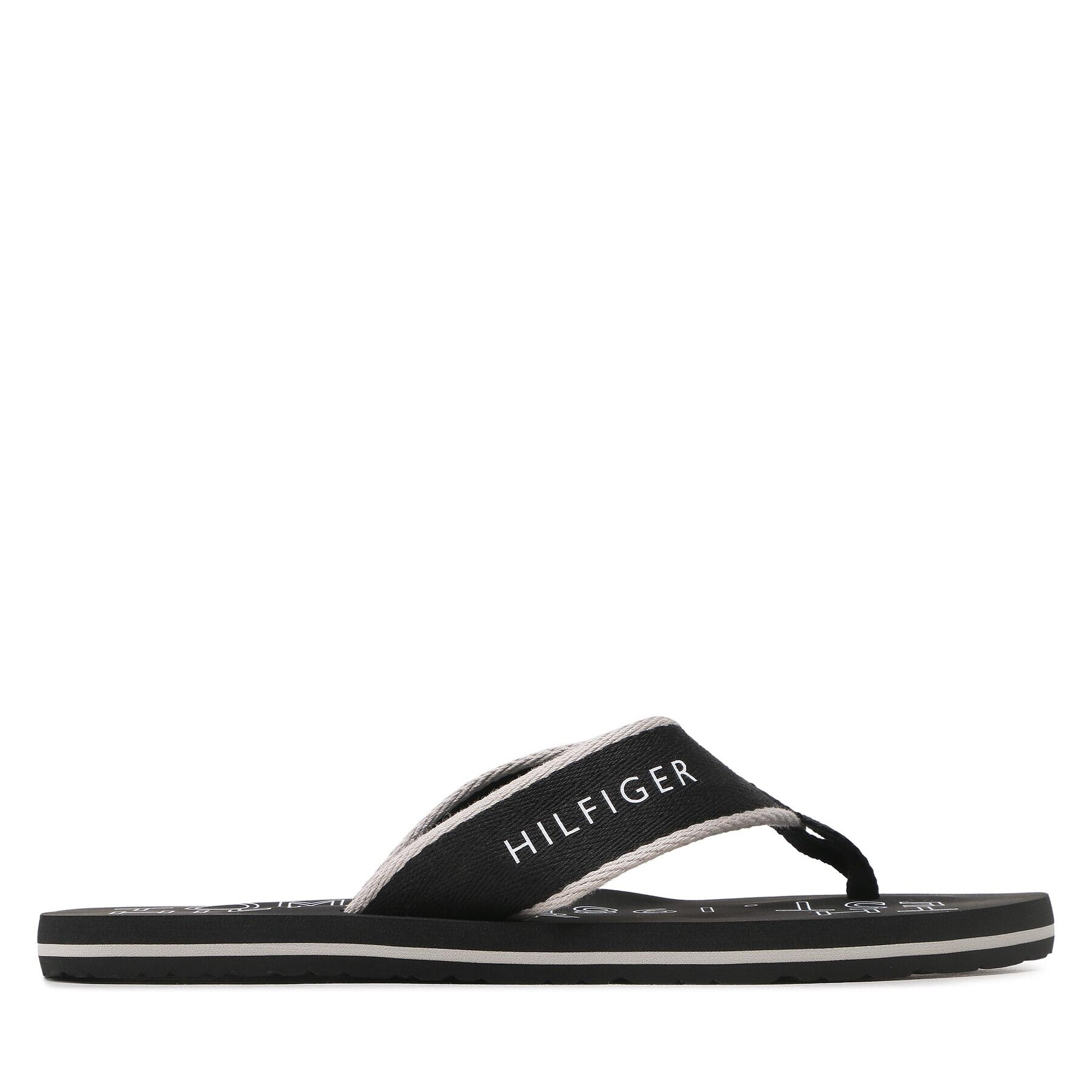 Tommy Hilfiger Žabky Sporty Hilfiger Beach Sandal FM0FM04469 Čierna - Pepit.sk