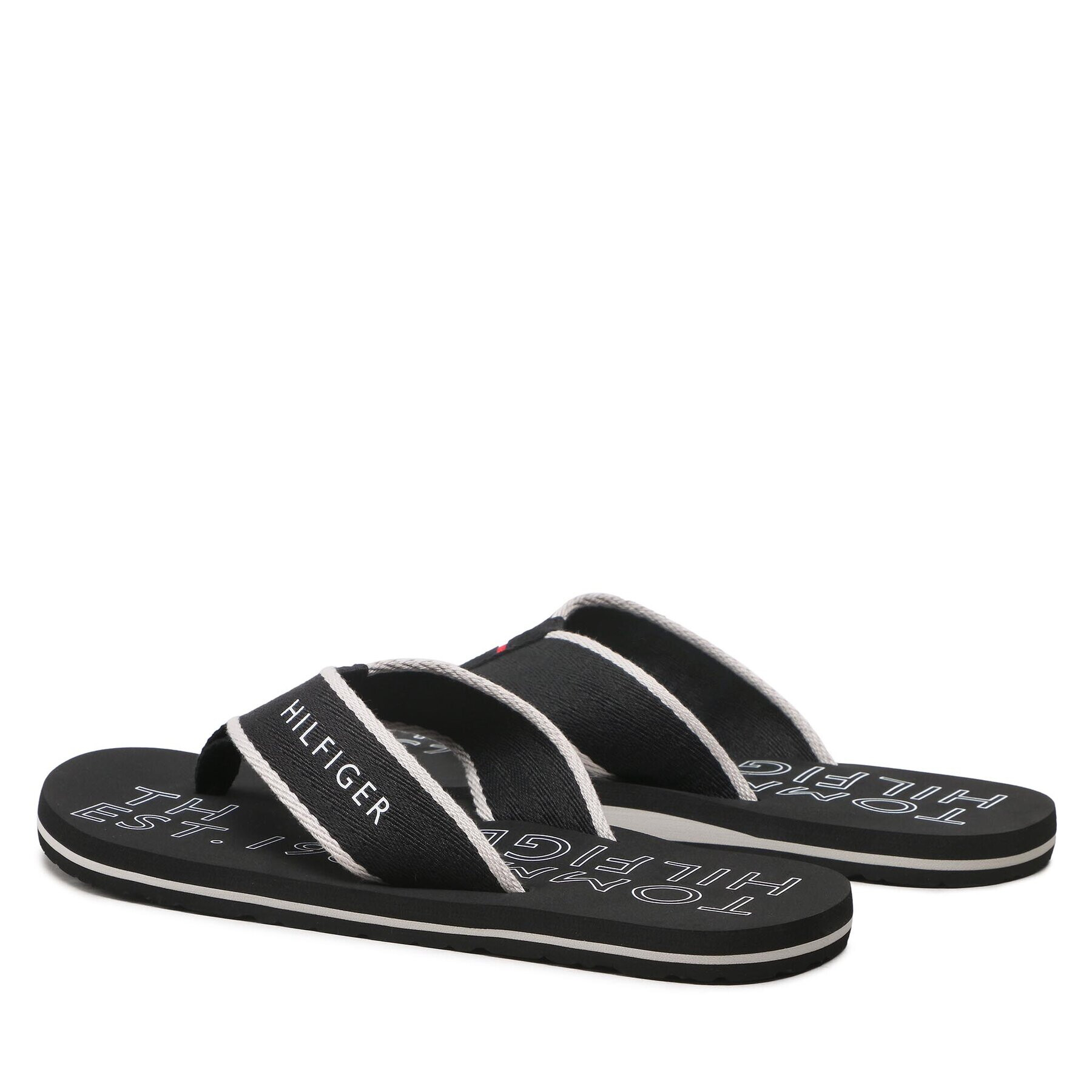 Tommy Hilfiger Žabky Sporty Hilfiger Beach Sandal FM0FM04469 Čierna - Pepit.sk