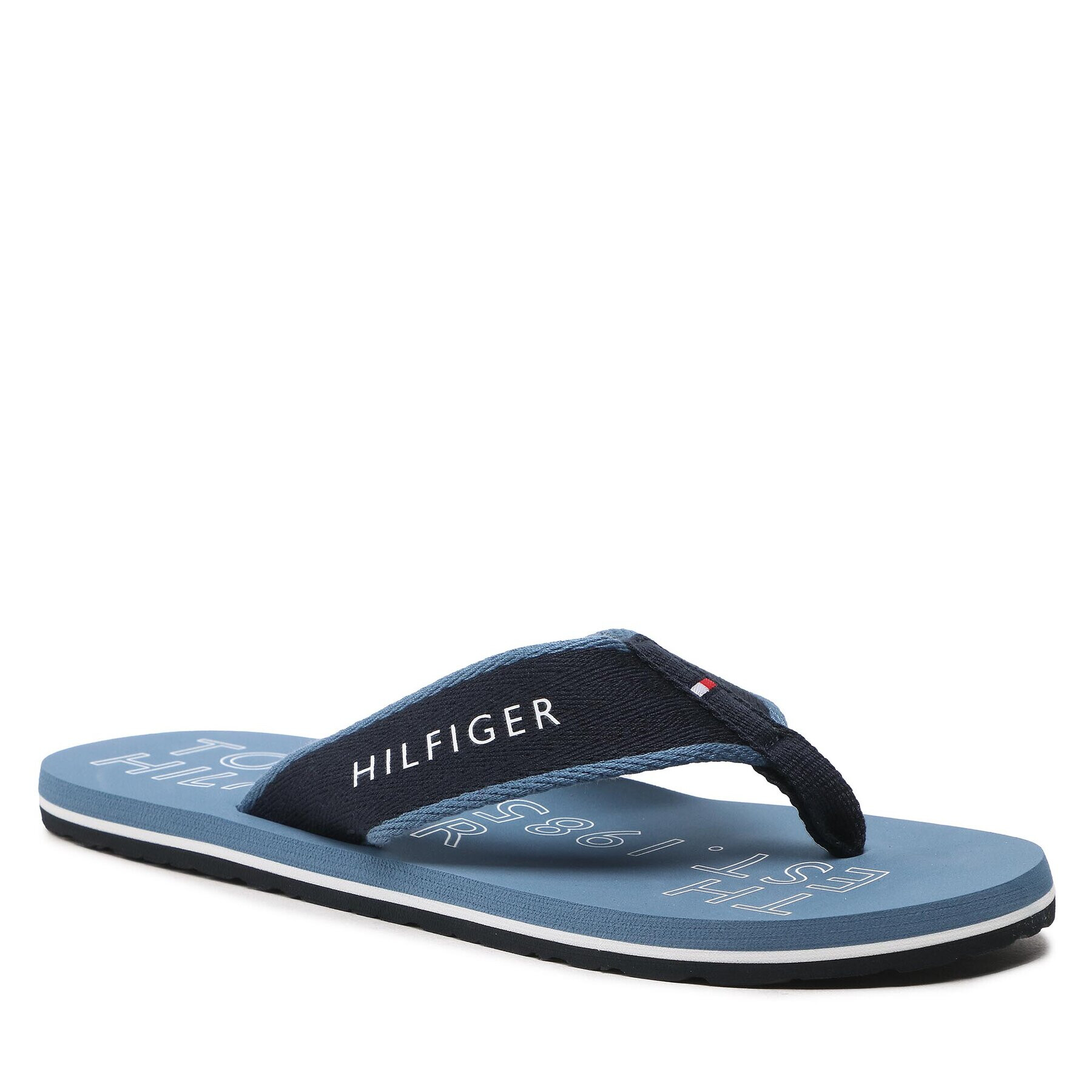 Tommy Hilfiger Žabky Sporty Hilfiger Beach Sandal FM0FM04469 Tmavomodrá - Pepit.sk