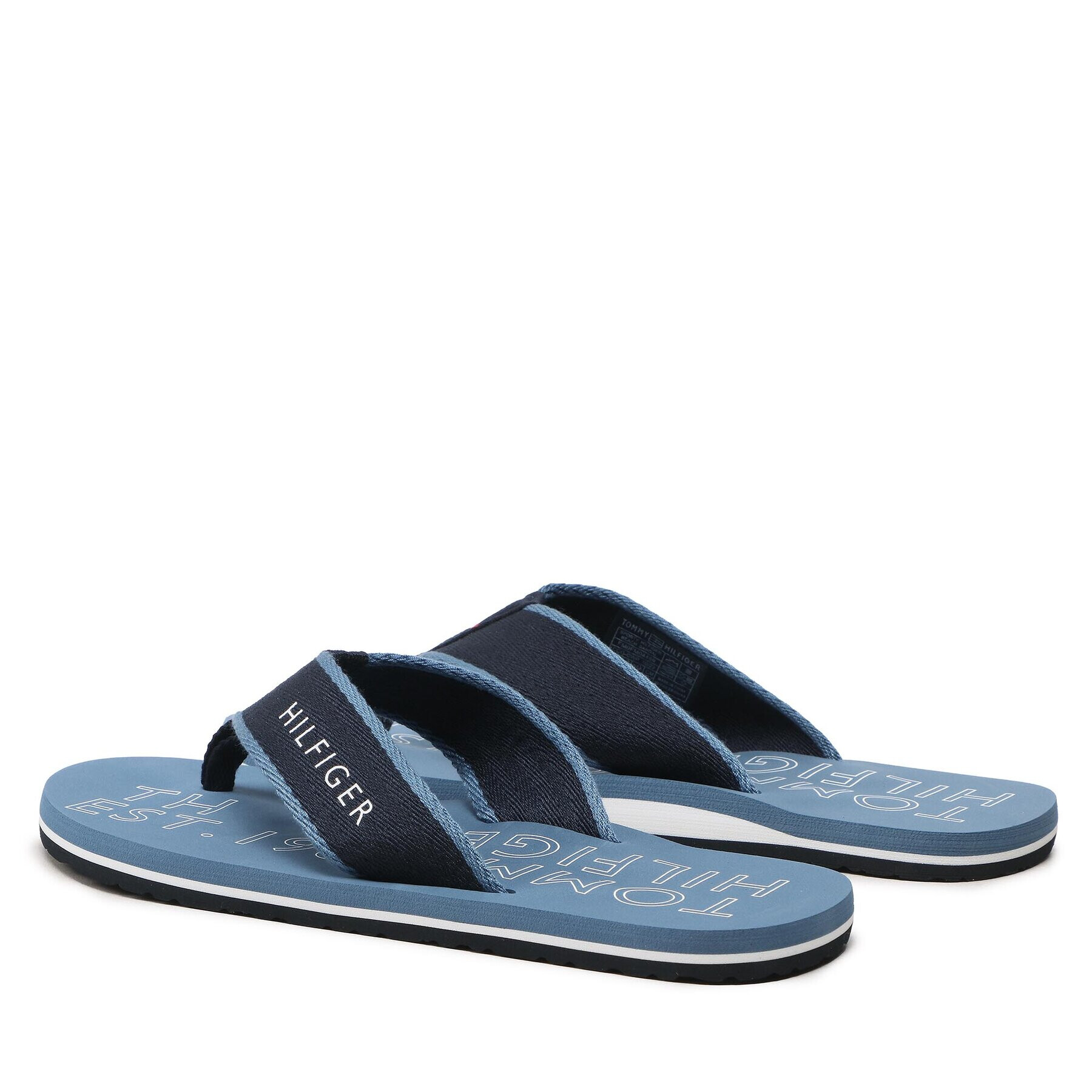 Tommy Hilfiger Žabky Sporty Hilfiger Beach Sandal FM0FM04469 Tmavomodrá - Pepit.sk