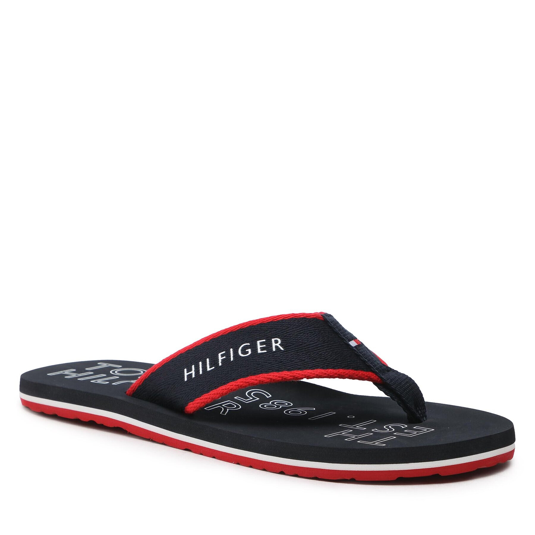 Tommy Hilfiger Žabky Sporty Hilfiger Beach Sandal FM0FM04469 Tmavomodrá - Pepit.sk