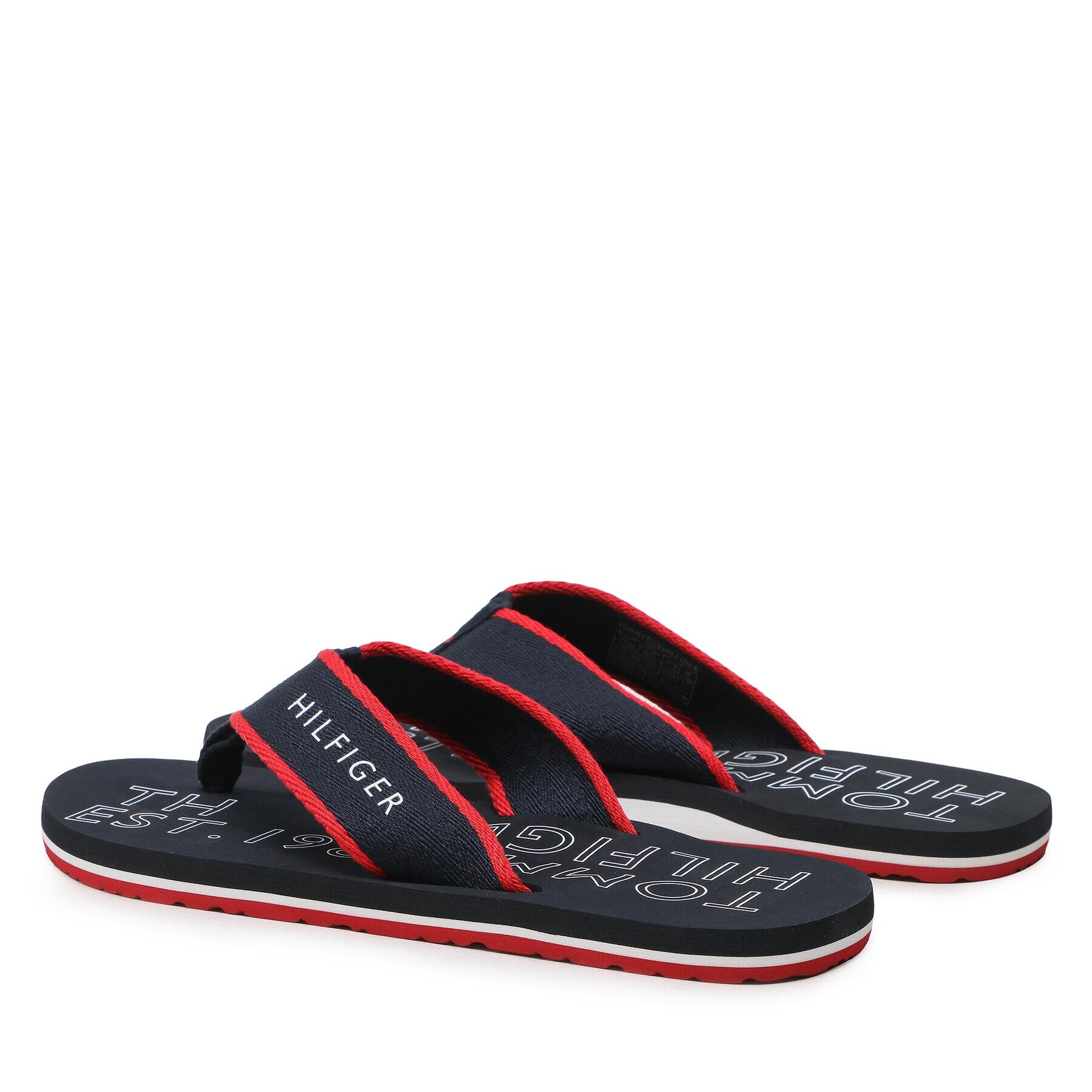 Tommy Hilfiger Žabky Sporty Hilfiger Beach Sandal FM0FM04469 Tmavomodrá - Pepit.sk