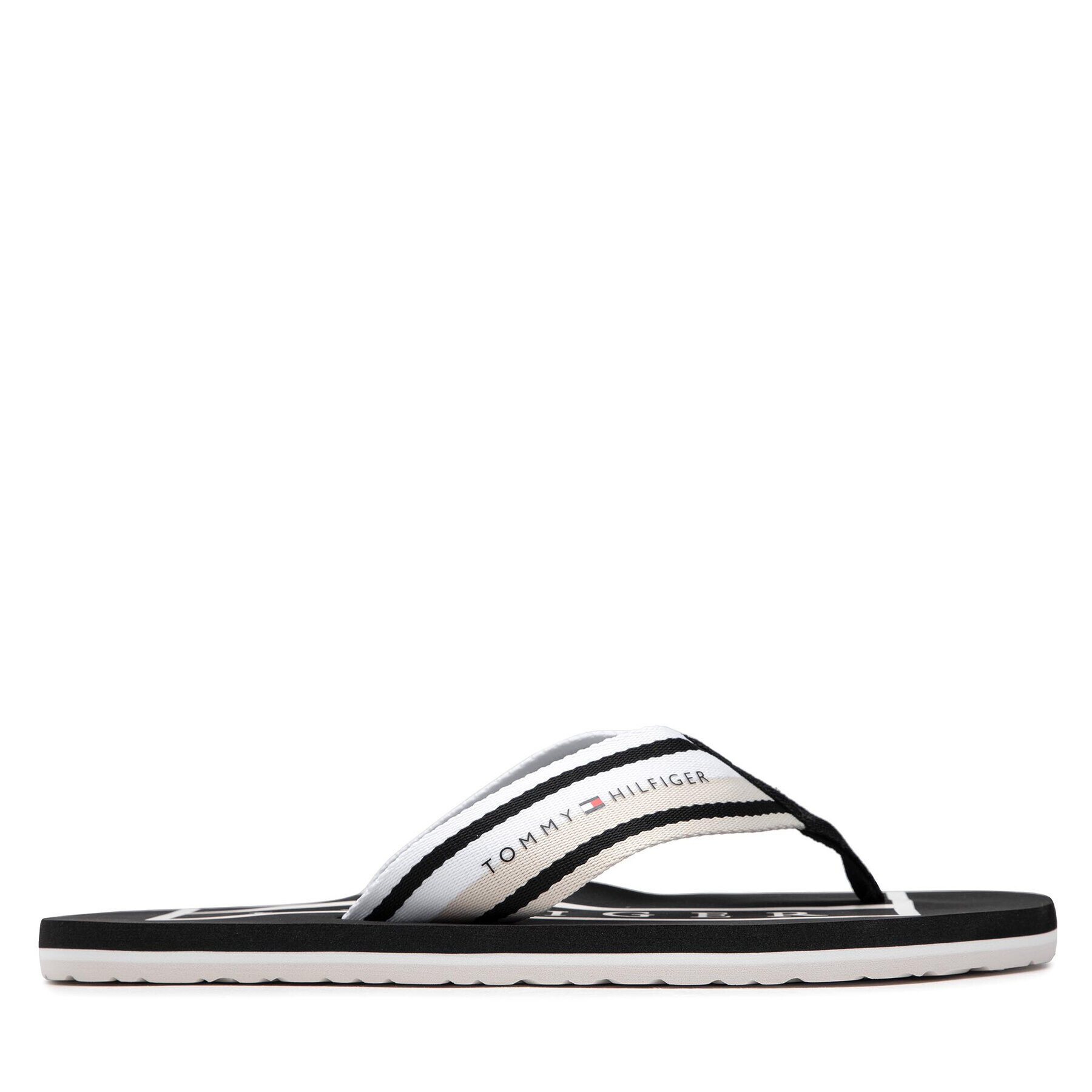 Tommy Hilfiger Žabky Strips Hilfiger Beach Sandal FM0FM04066 Béžová - Pepit.sk