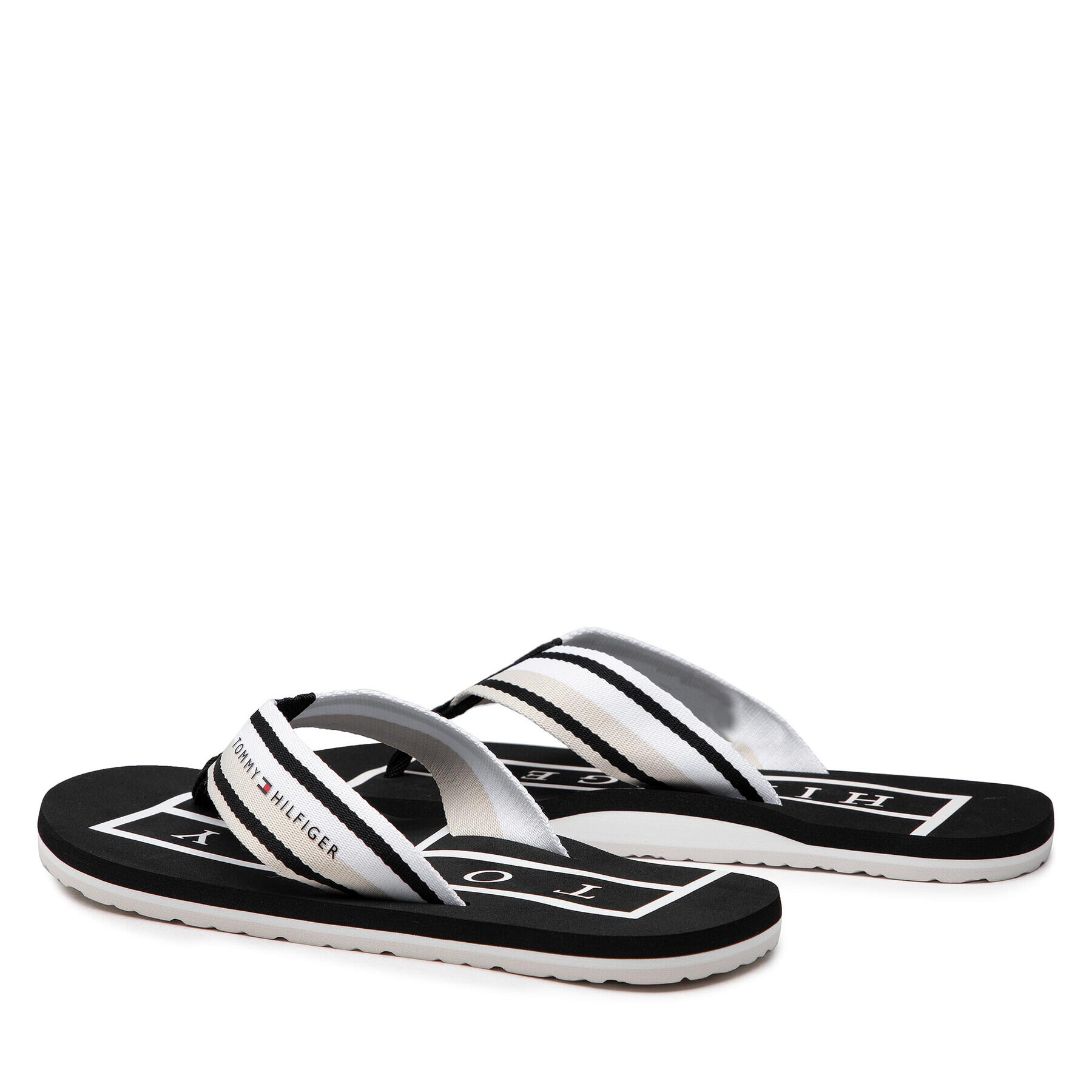 Tommy Hilfiger Žabky Strips Hilfiger Beach Sandal FM0FM04066 Béžová - Pepit.sk