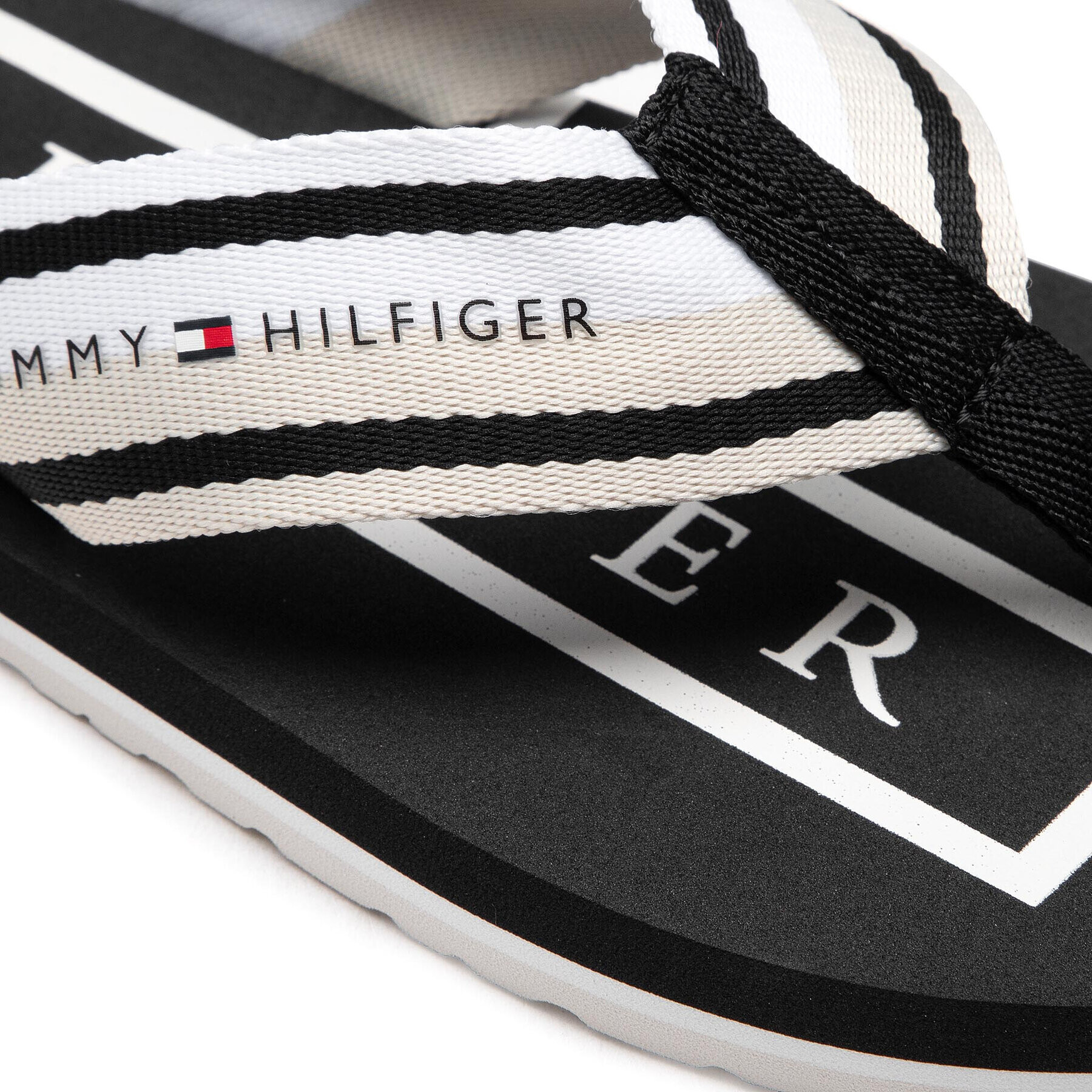 Tommy Hilfiger Žabky Strips Hilfiger Beach Sandal FM0FM04066 Béžová - Pepit.sk