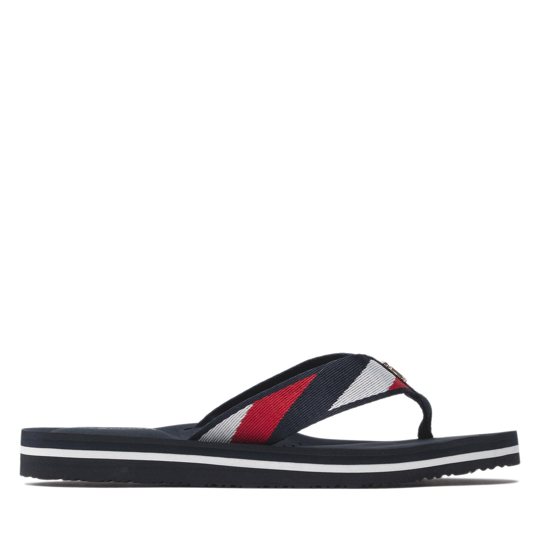 Tommy Hilfiger Žabky Stripy Comfort Beach Sandal FW0FW06446 Tmavomodrá - Pepit.sk