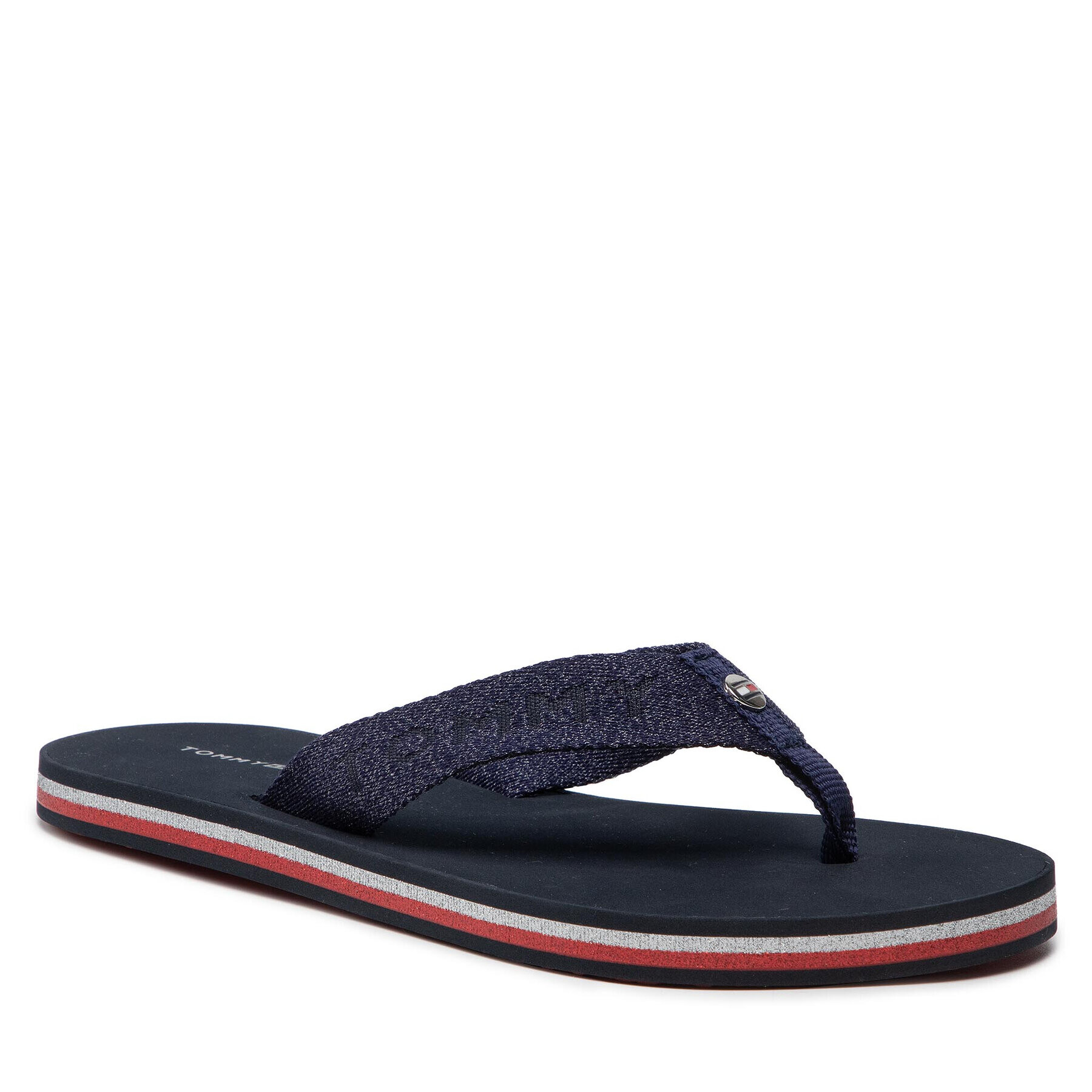 Tommy Hilfiger Žabky Th Glitter Wrab Beach Sandal FW0FW06423 Tmavomodrá - Pepit.sk