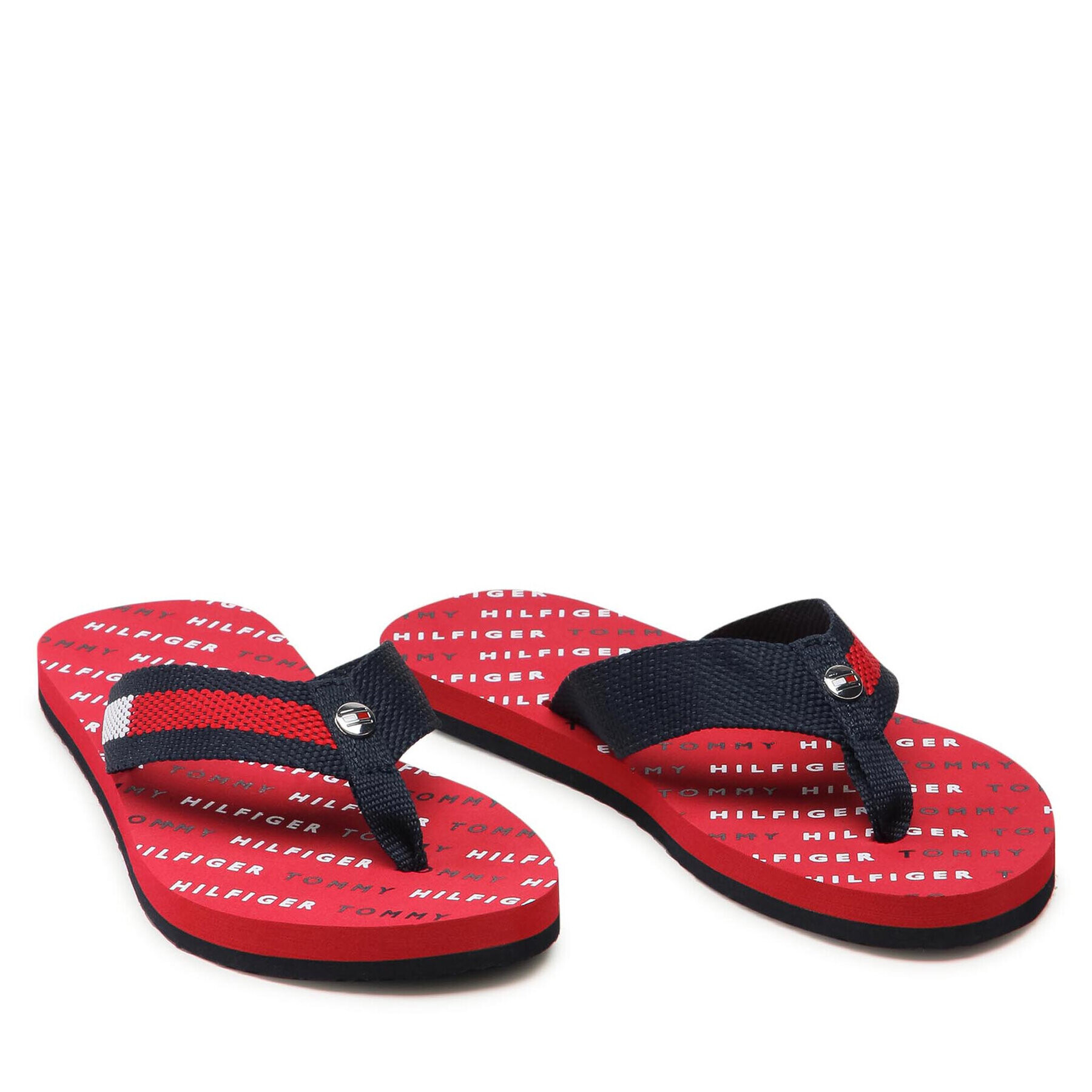 Tommy Hilfiger Žabky Th Slide Flag Flip Flop FW0FW05820 Tmavomodrá - Pepit.sk