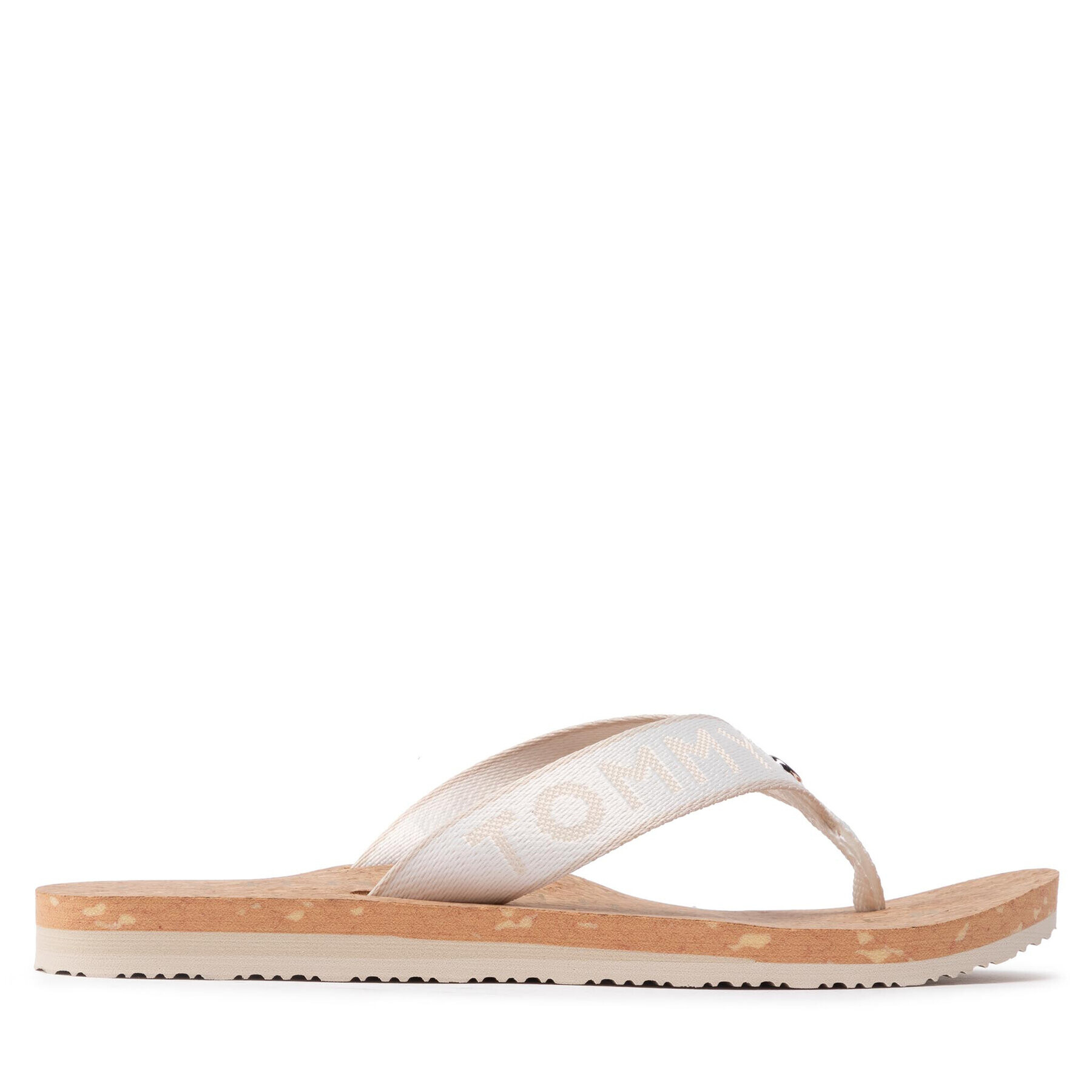 Tommy Hilfiger Žabky Tommy Webbing Flat Beach Sandal FW0FW06527 Biela - Pepit.sk