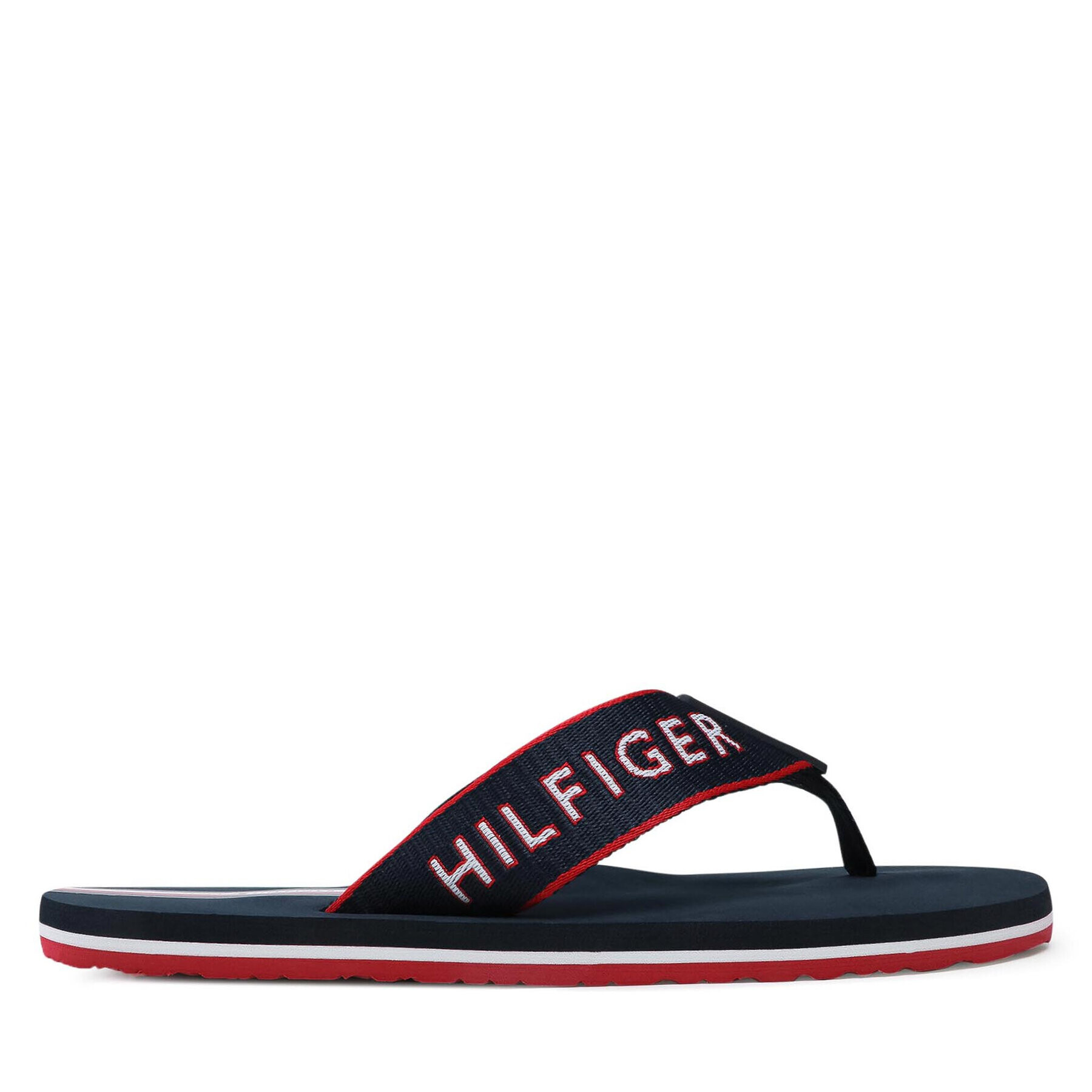 Tommy Hilfiger Žabky Webbing Beach Sandal FM0FM03641 Tmavomodrá - Pepit.sk