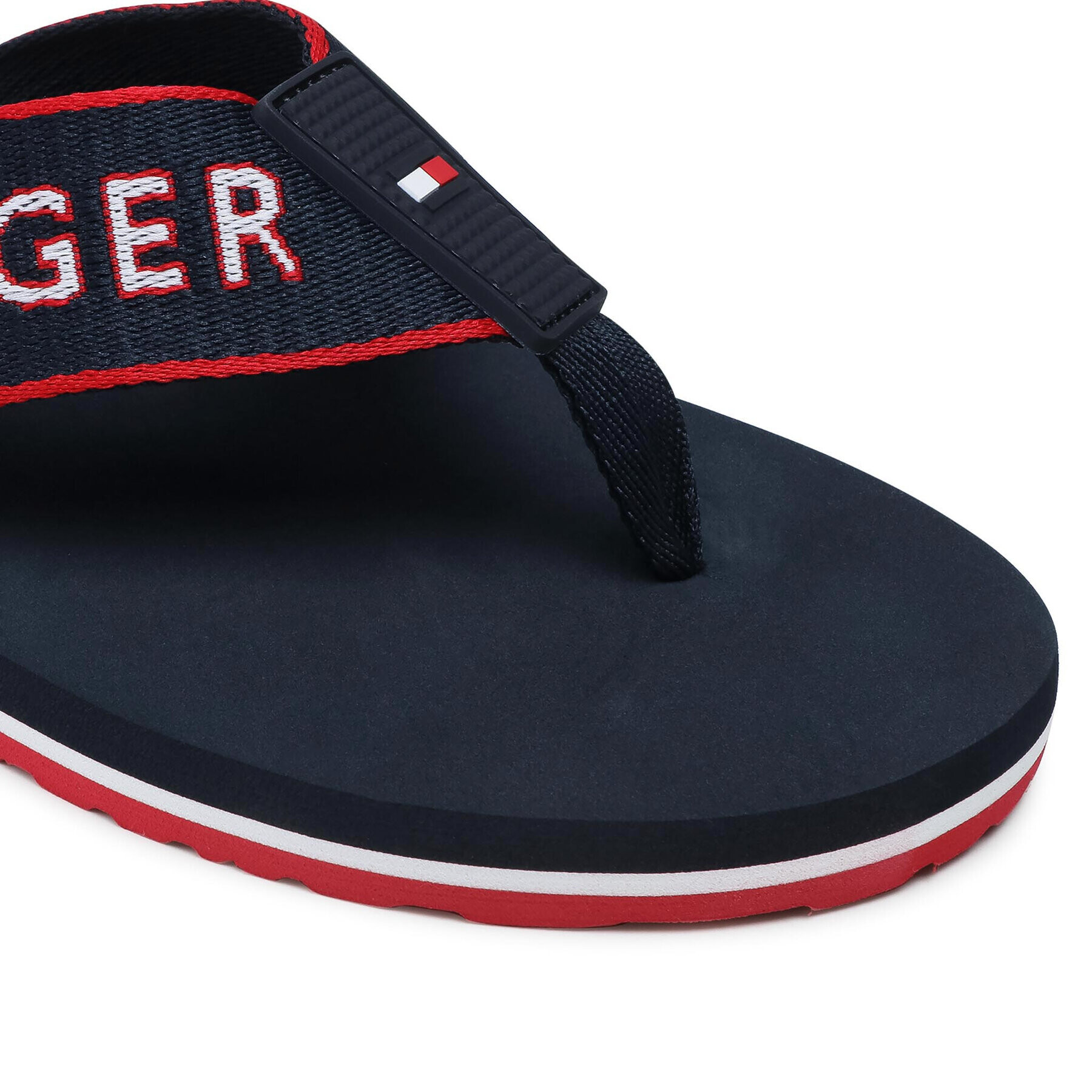 Tommy Hilfiger Žabky Webbing Beach Sandal FM0FM03641 Tmavomodrá - Pepit.sk