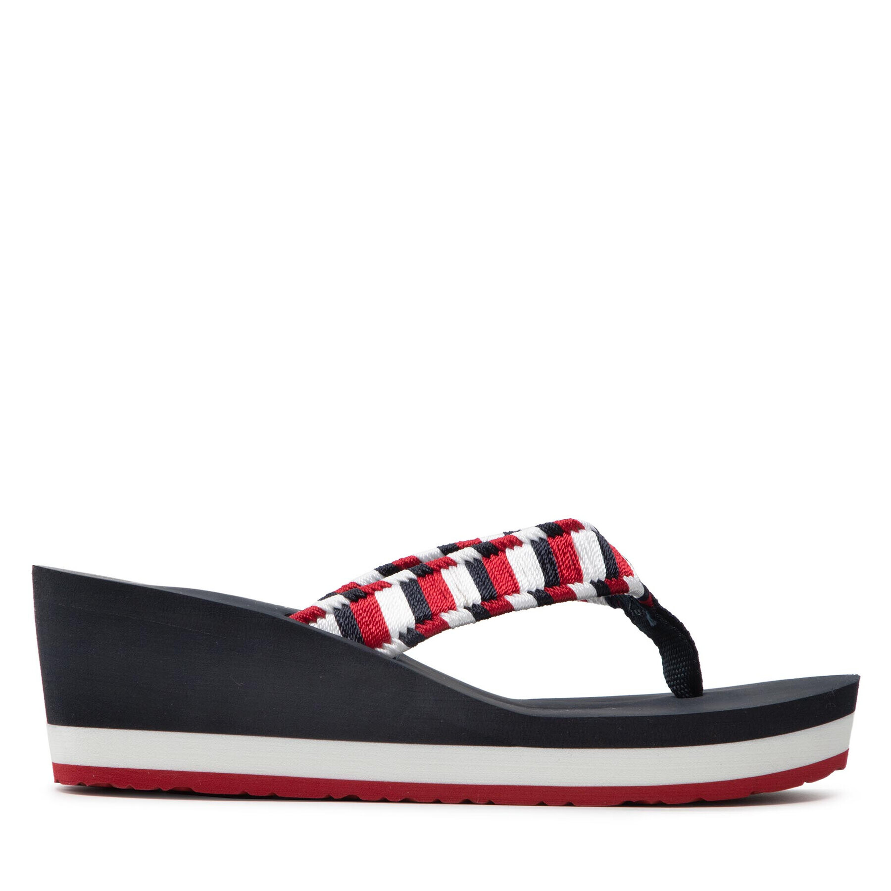 Tommy Hilfiger Žabky Woven Webbing Wedge Beach Sandal FW0FW06427 Farebná - Pepit.sk