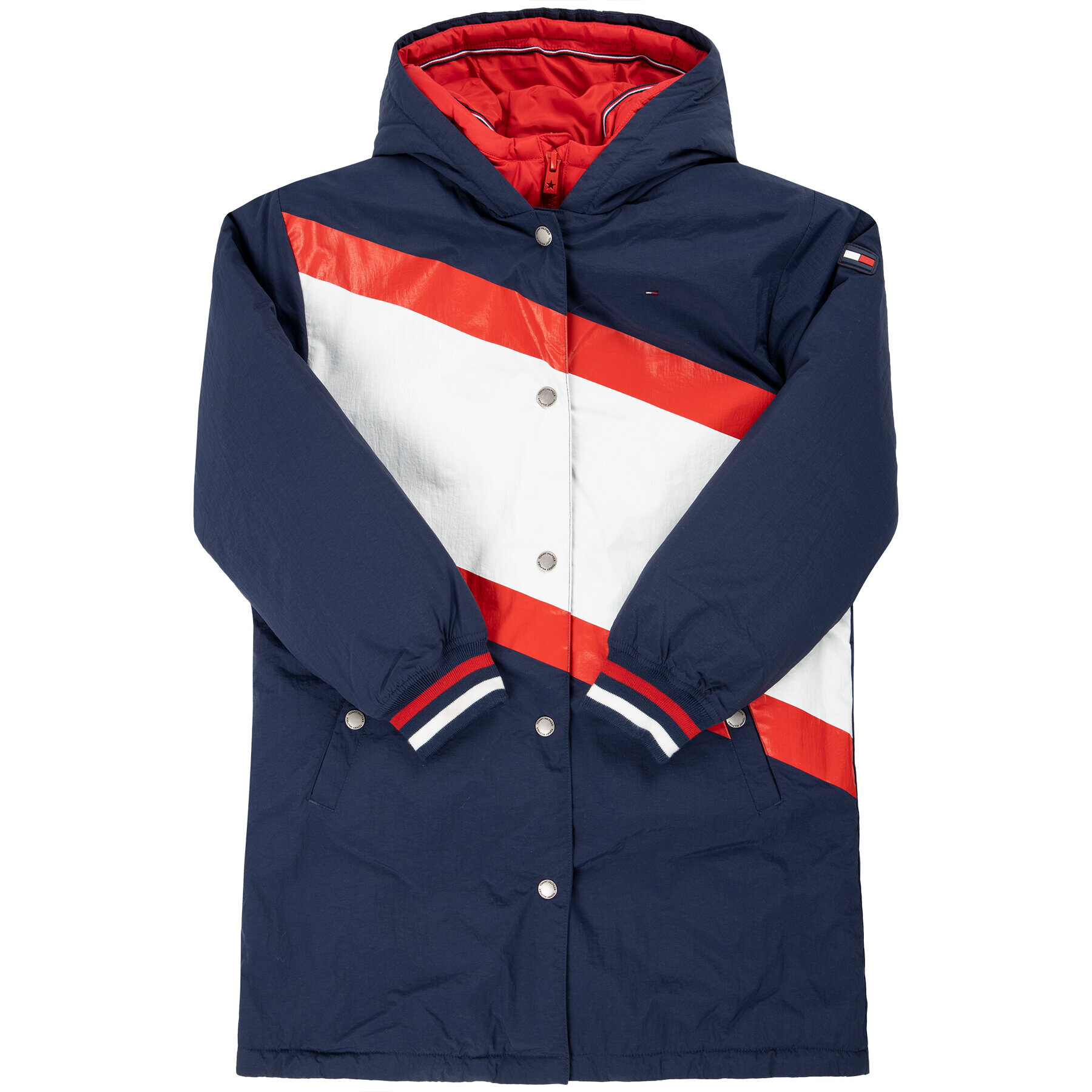 Tommy Hilfiger Zimná bunda KG0KG04467 D Tmavomodrá Regular Fit - Pepit.sk