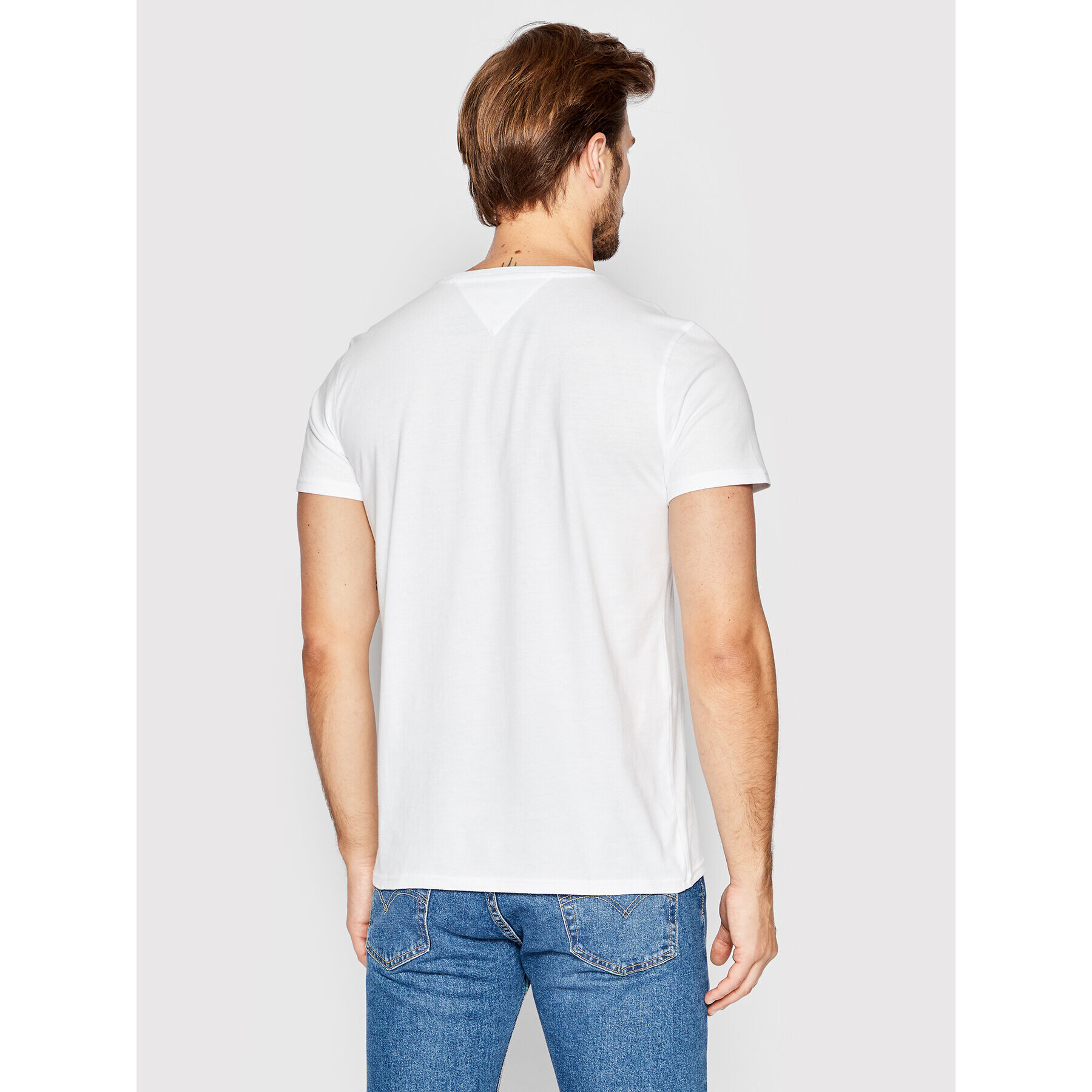 Tommy Jeans 2-dielna súprava tričiek DM0DM15381 Biela Slim Fit - Pepit.sk