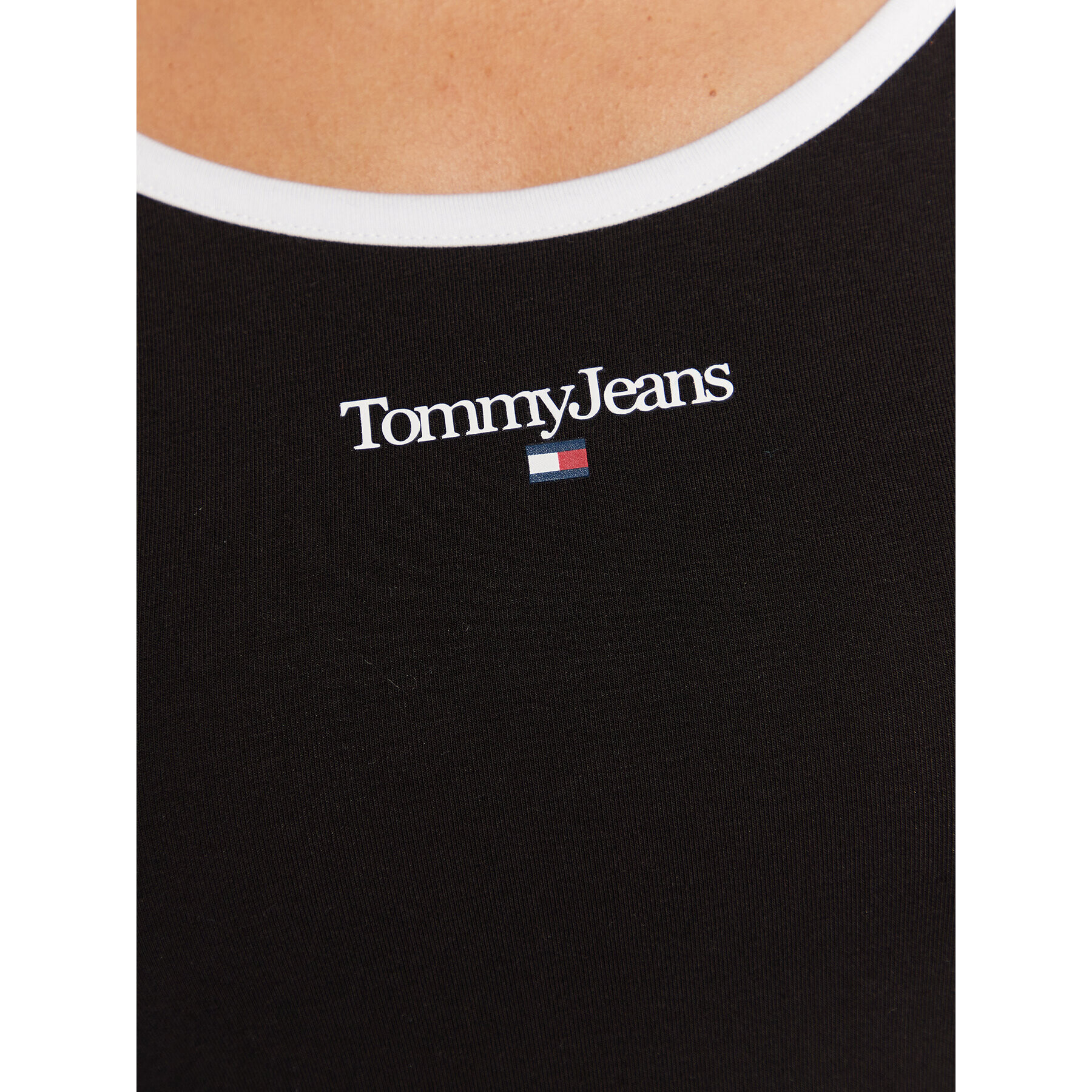 Tommy Jeans Body Linear DW0DW14887 Čierna Slim Fit - Pepit.sk