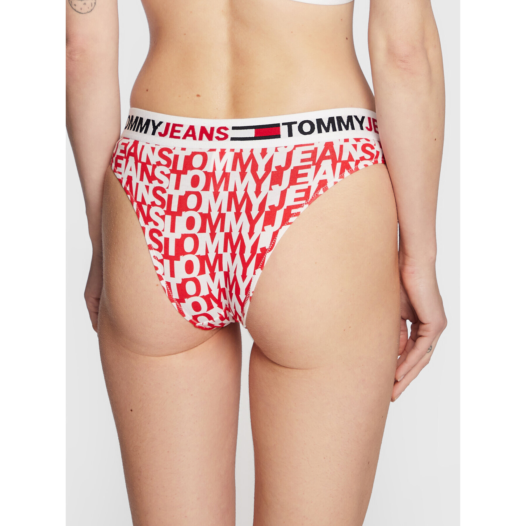 Tommy Jeans Brazílske nohavičky Print UW0UW03556 Farebná - Pepit.sk