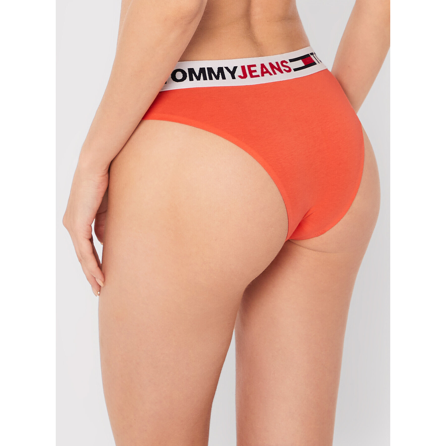 Tommy Jeans Brazílske nohavičky UW0UW03527 Oranžová - Pepit.sk