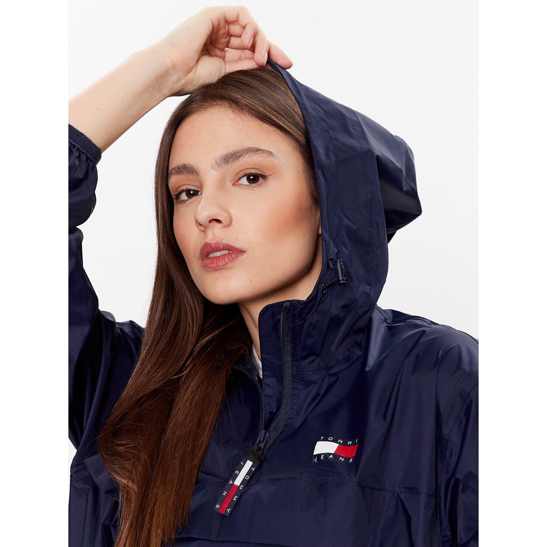 Tommy Jeans Bunda anorak Chicago DW0DW15333 Tmavomodrá Regular Fit - Pepit.sk