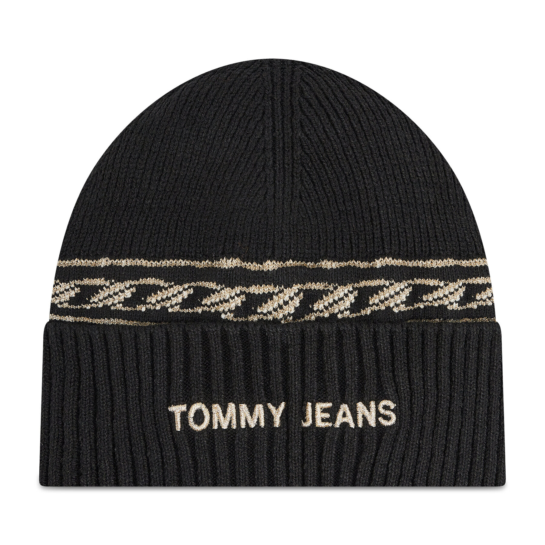 Tommy Jeans Čiapka Tjw Femme Beanie AW0AW10710 Čierna - Pepit.sk