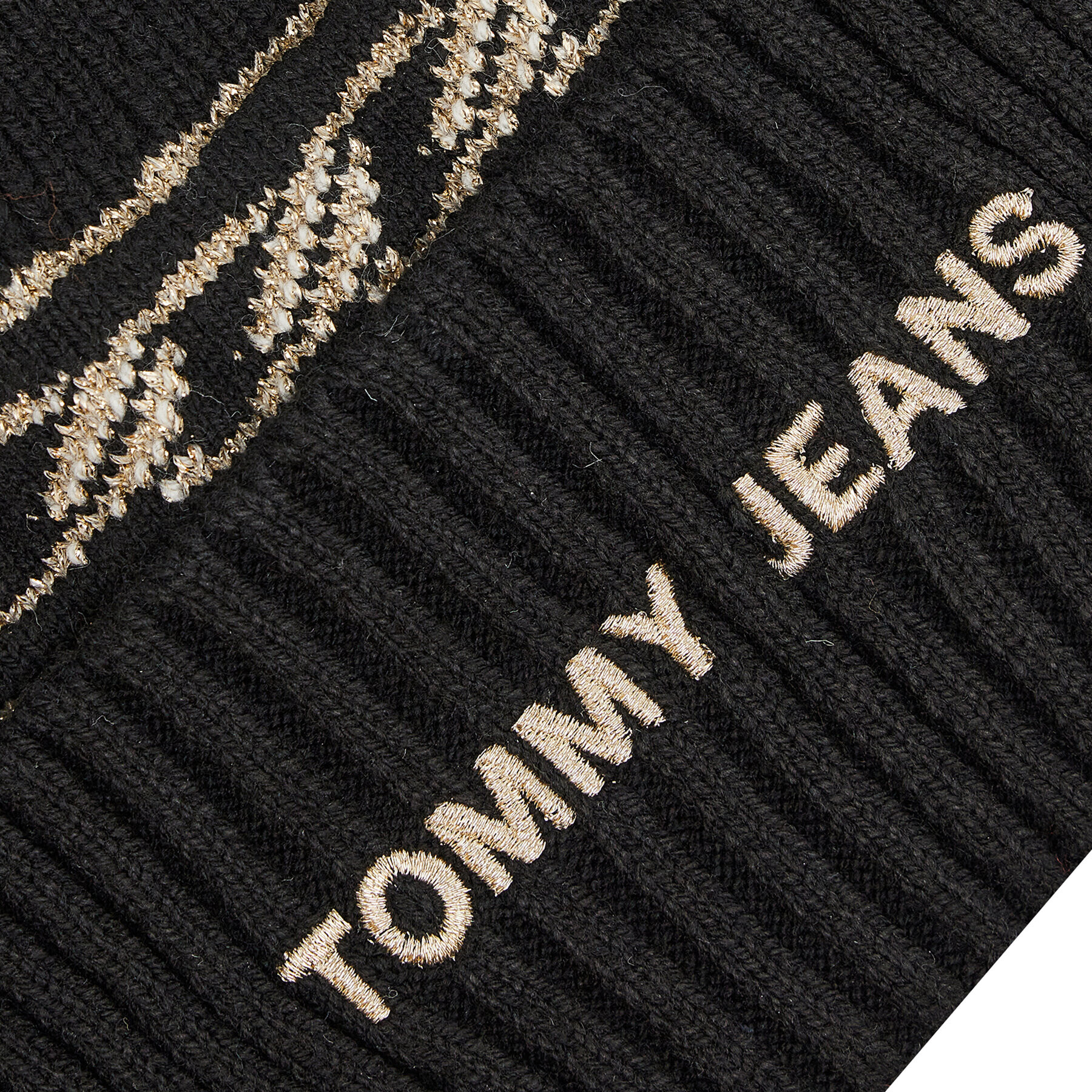 Tommy Jeans Čiapka Tjw Femme Beanie AW0AW10710 Čierna - Pepit.sk