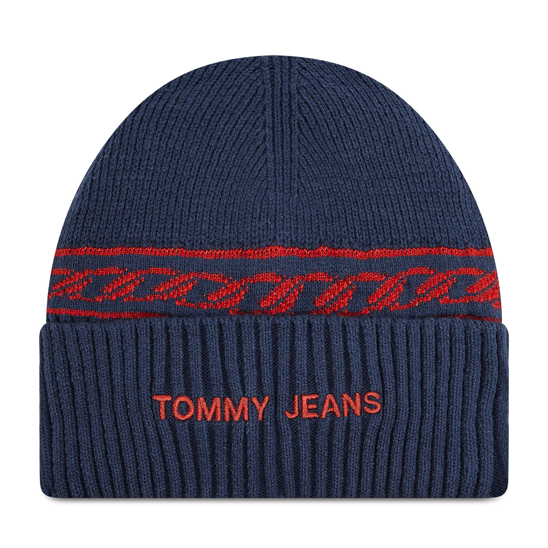 Tommy Jeans Čiapka Tjw Femme Beanie AW0AW10710 Tmavomodrá - Pepit.sk