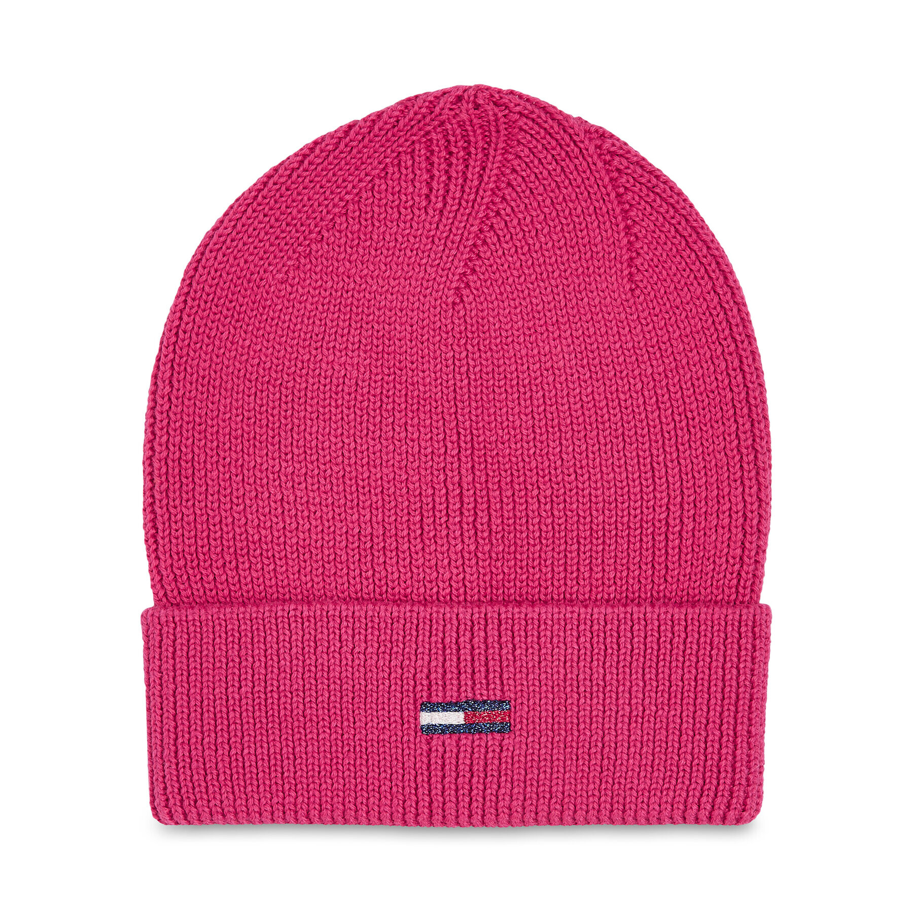 Tommy Jeans Čiapka Tjw Flag Beanie AW0AW15474 Ružová - Pepit.sk