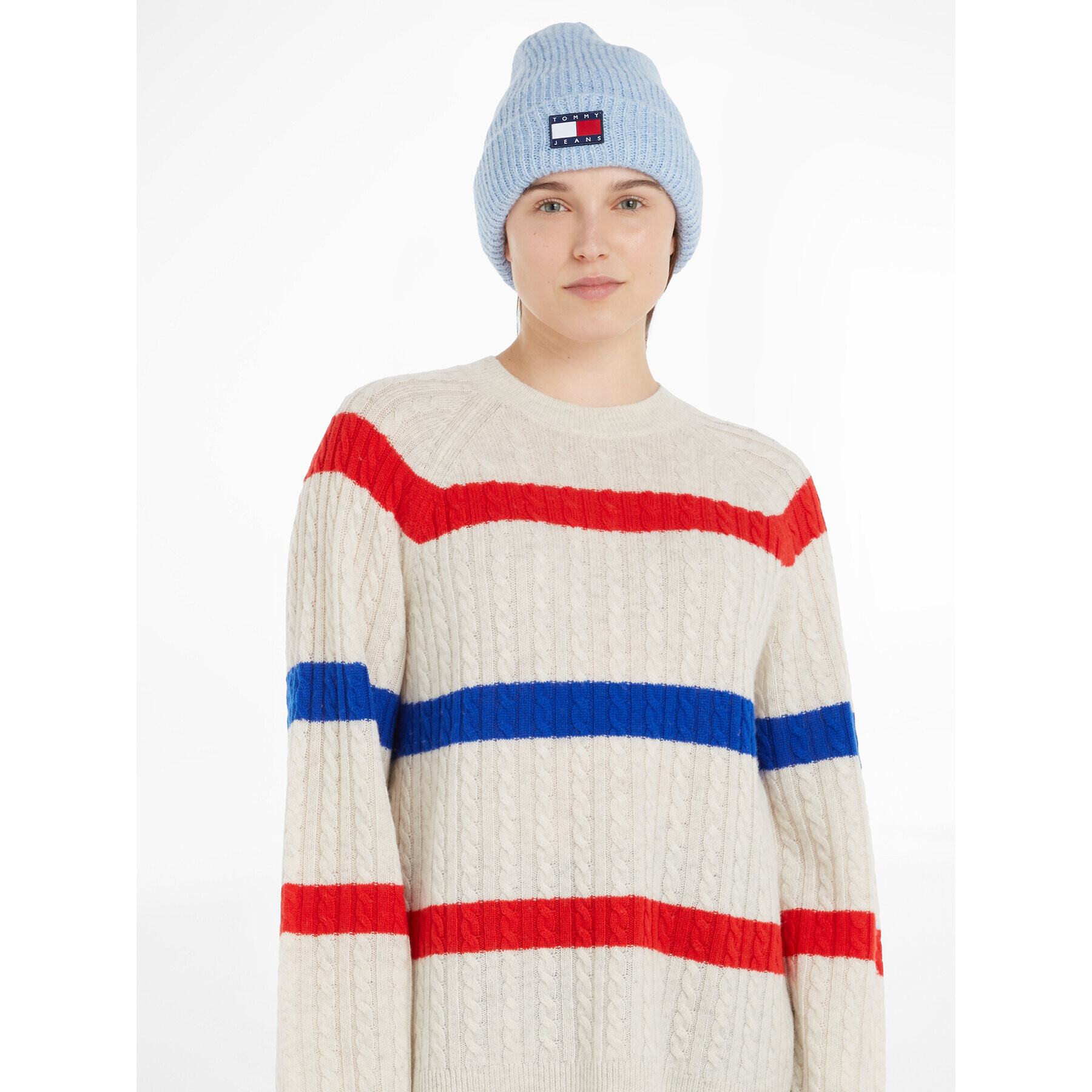 Tommy Jeans Čiapka Tjw Soft Ready Beanie AW0AW15464 Modrá - Pepit.sk