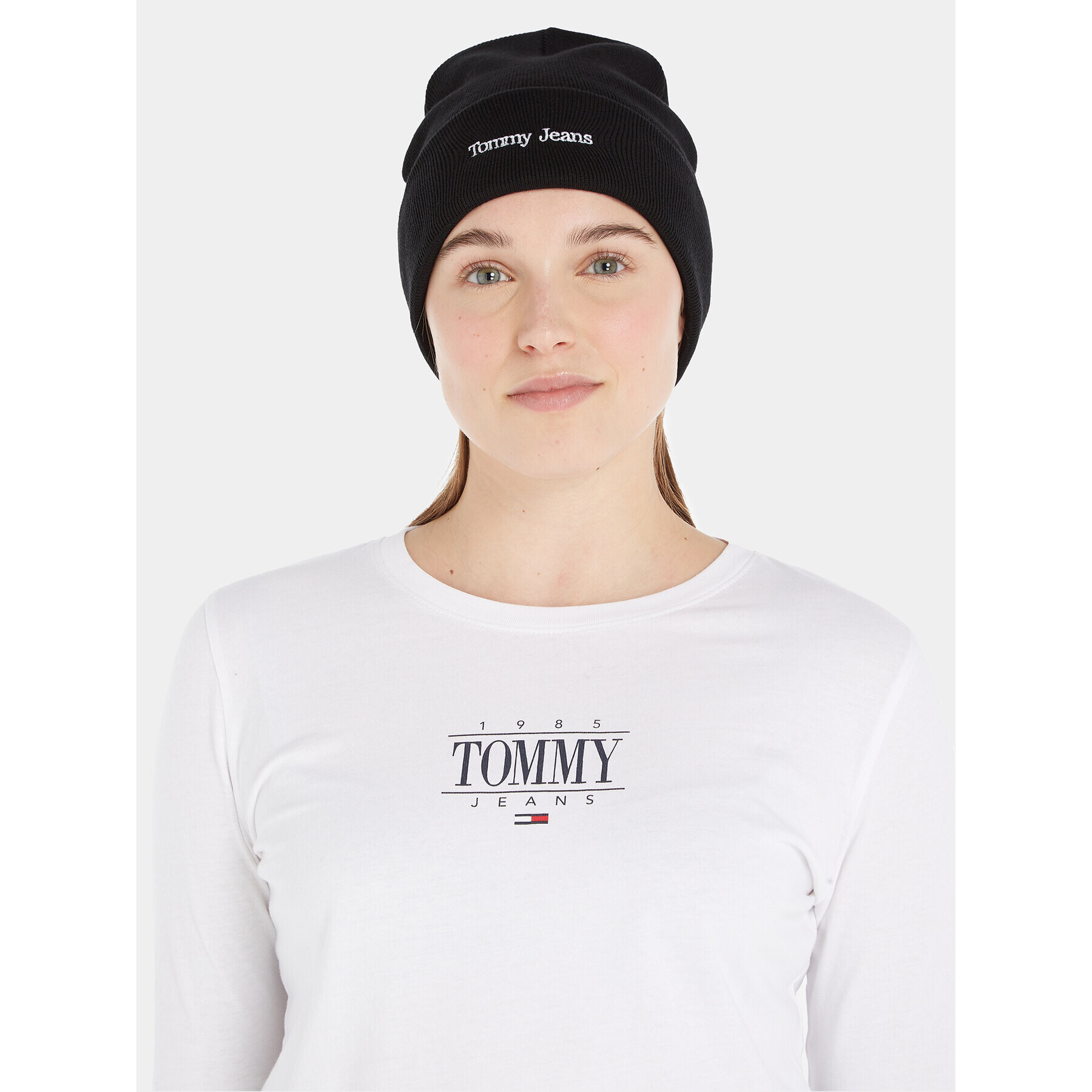 Tommy Jeans Čiapka Tjw Sport Beanie AW0AW15473 Čierna - Pepit.sk