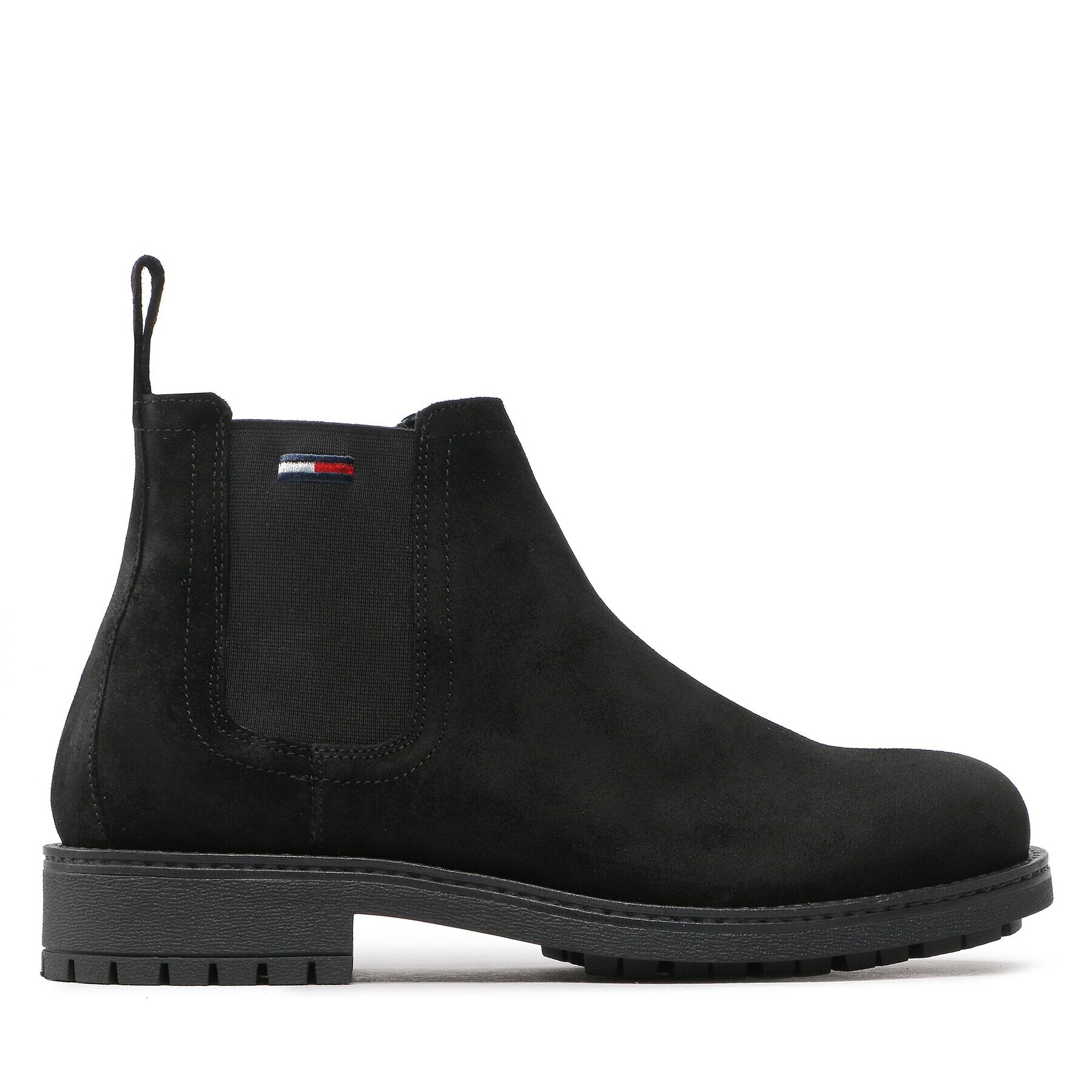 Tommy Jeans Členková obuv s elastickým prvkom Classic Chelsea Boot EM0EM01056 Čierna - Pepit.sk