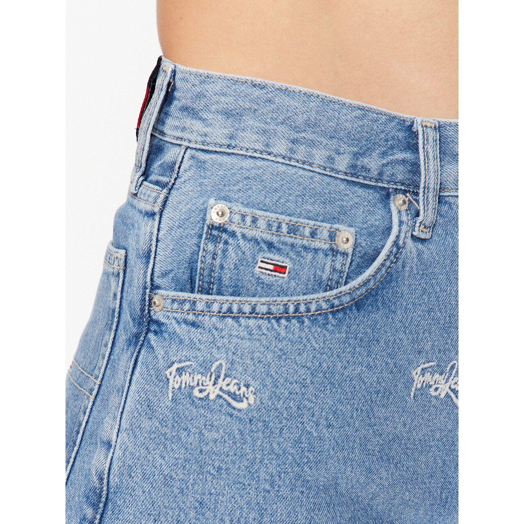 Tommy Jeans Džínsové šortky DW0DW15601 Modrá Regular Fit - Pepit.sk