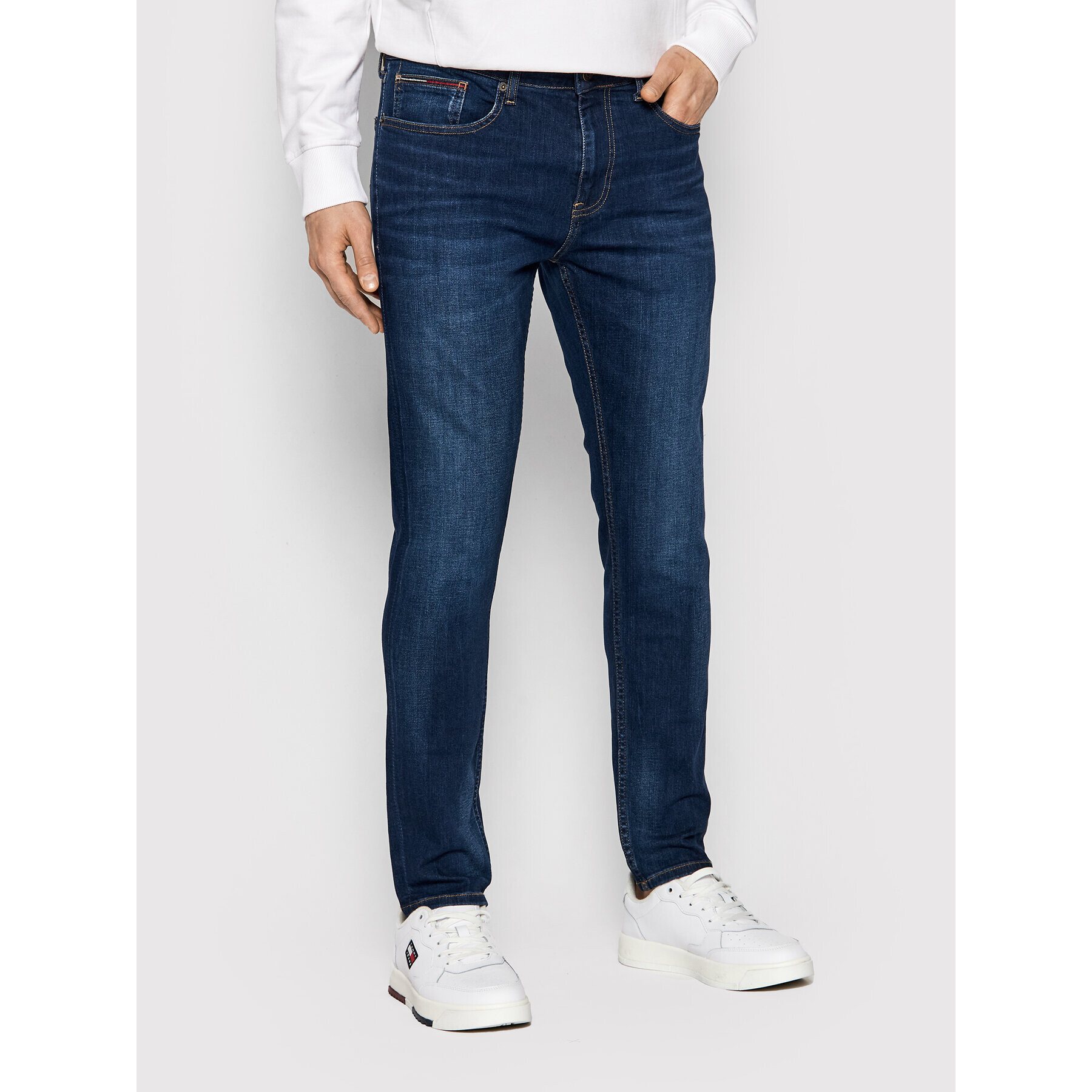 Tommy Jeans Džínsy Austin DM0DM09552 Modrá Slim Tapered Fit - Pepit.sk