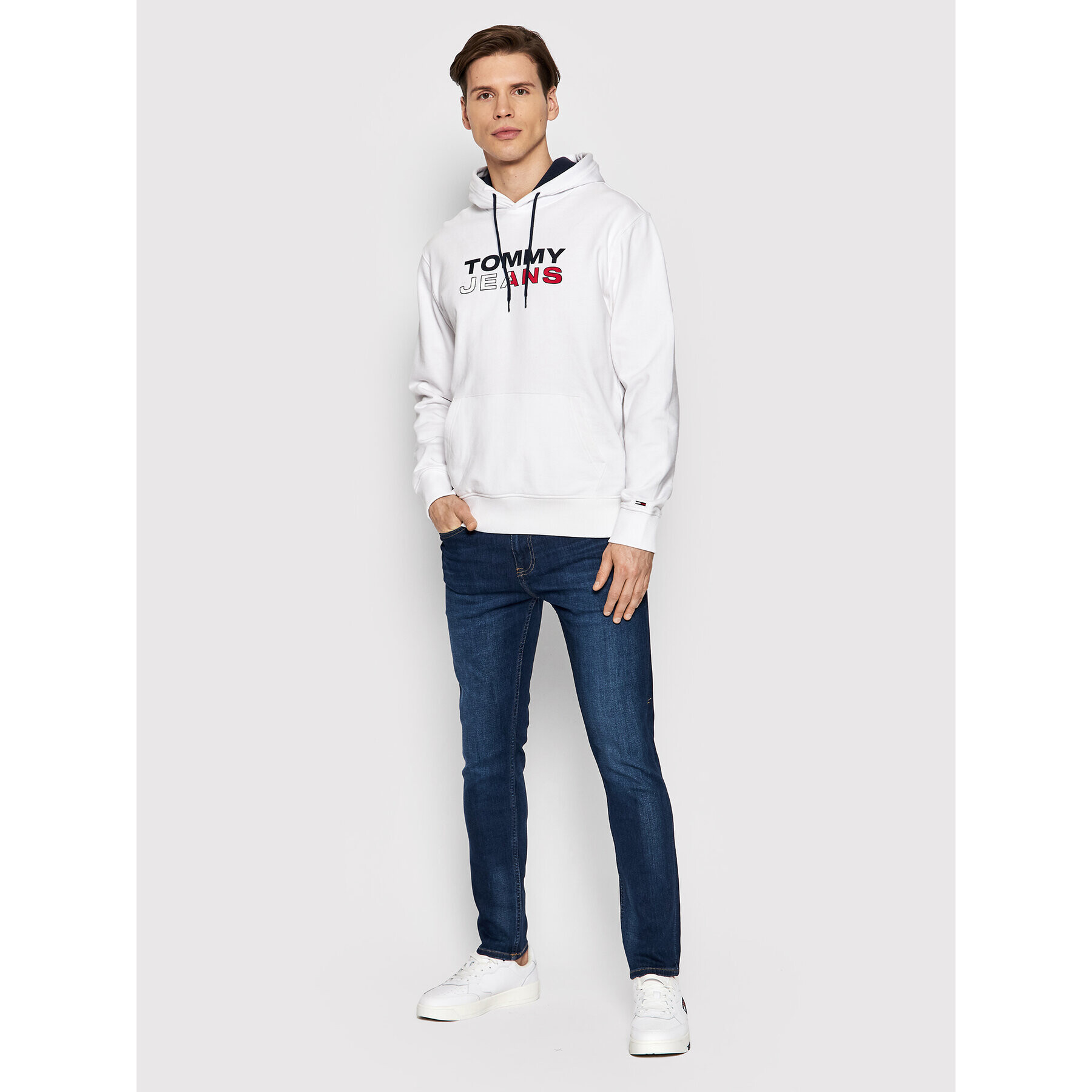 Tommy Jeans Džínsy Austin DM0DM09552 Modrá Slim Tapered Fit - Pepit.sk