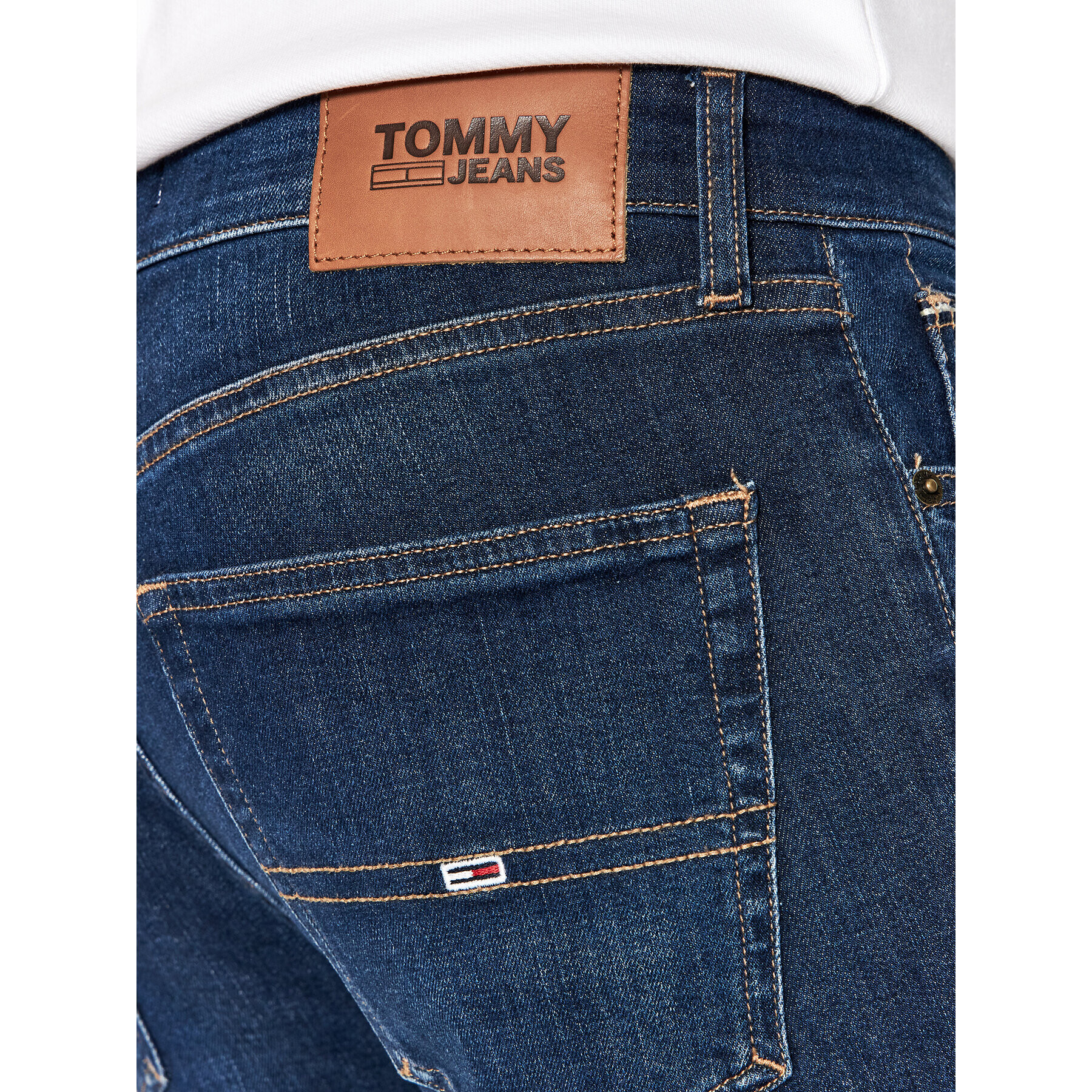 Tommy Jeans Džínsy Austin DM0DM09552 Modrá Slim Tapered Fit - Pepit.sk