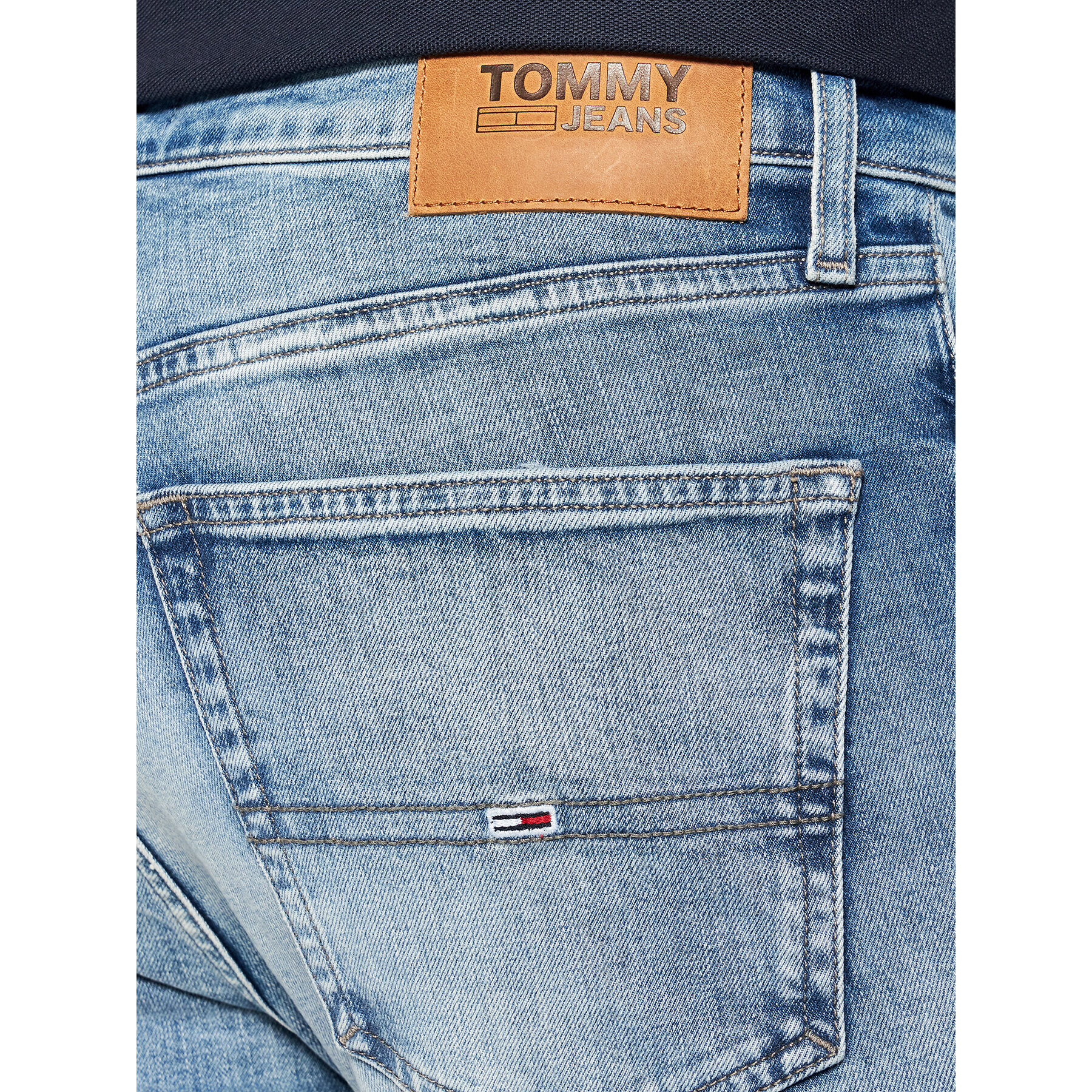 Tommy Jeans Džínsy Austin DM0DM09555 Modrá Slim Fit - Pepit.sk