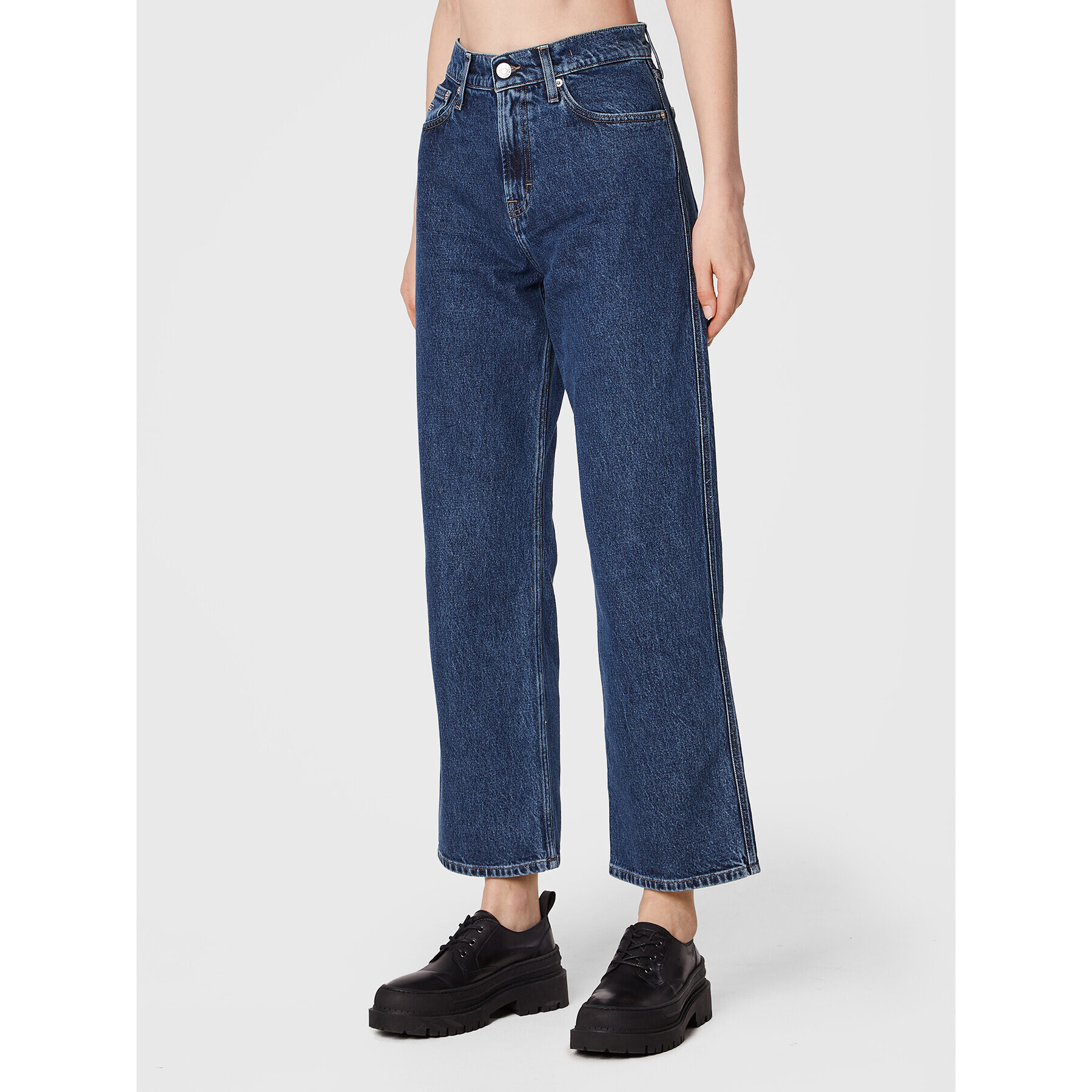 Tommy Jeans Džínsy Betsy DW0DW14089 Tmavomodrá Relaxed Fit - Pepit.sk