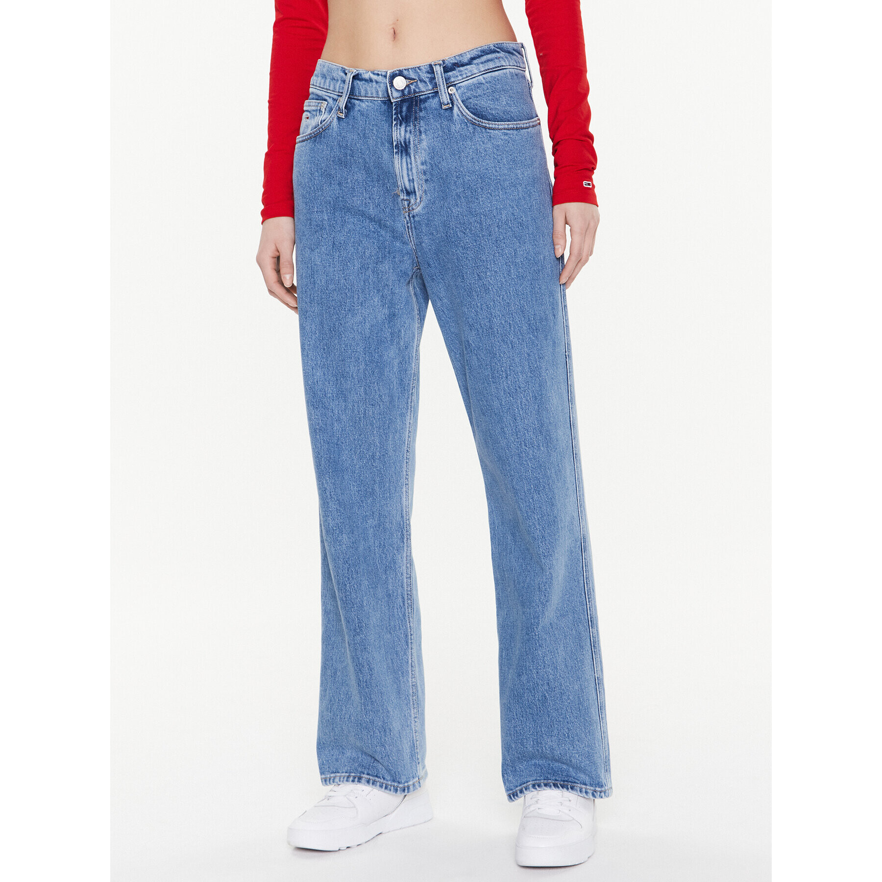 Tommy Jeans Džínsy Betsy DW0DW14787 Modrá Loose Fit - Pepit.sk