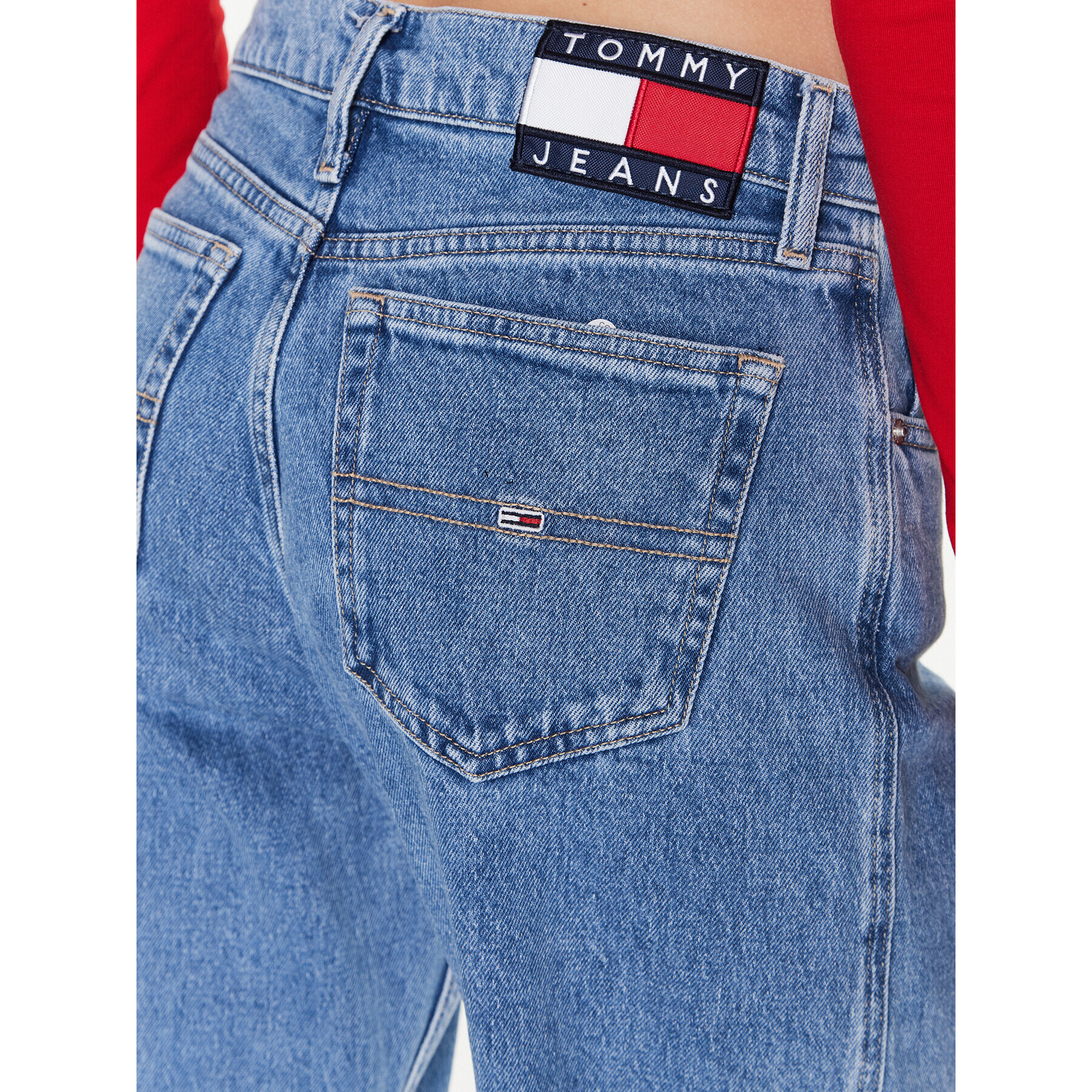 Tommy Jeans Džínsy Betsy DW0DW14787 Modrá Loose Fit - Pepit.sk