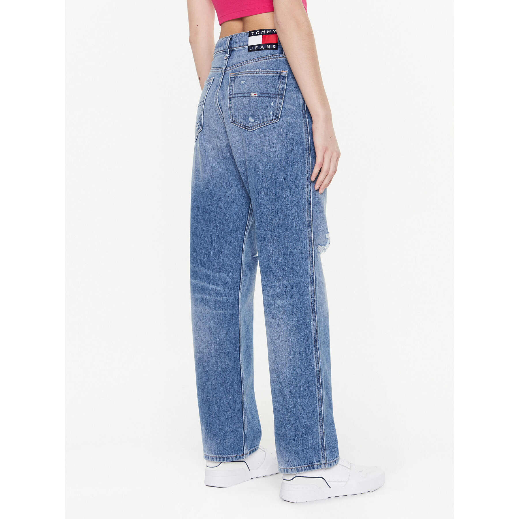 Tommy Jeans Džínsy Betsy DW0DW14798 Modrá Wide Leg - Pepit.sk