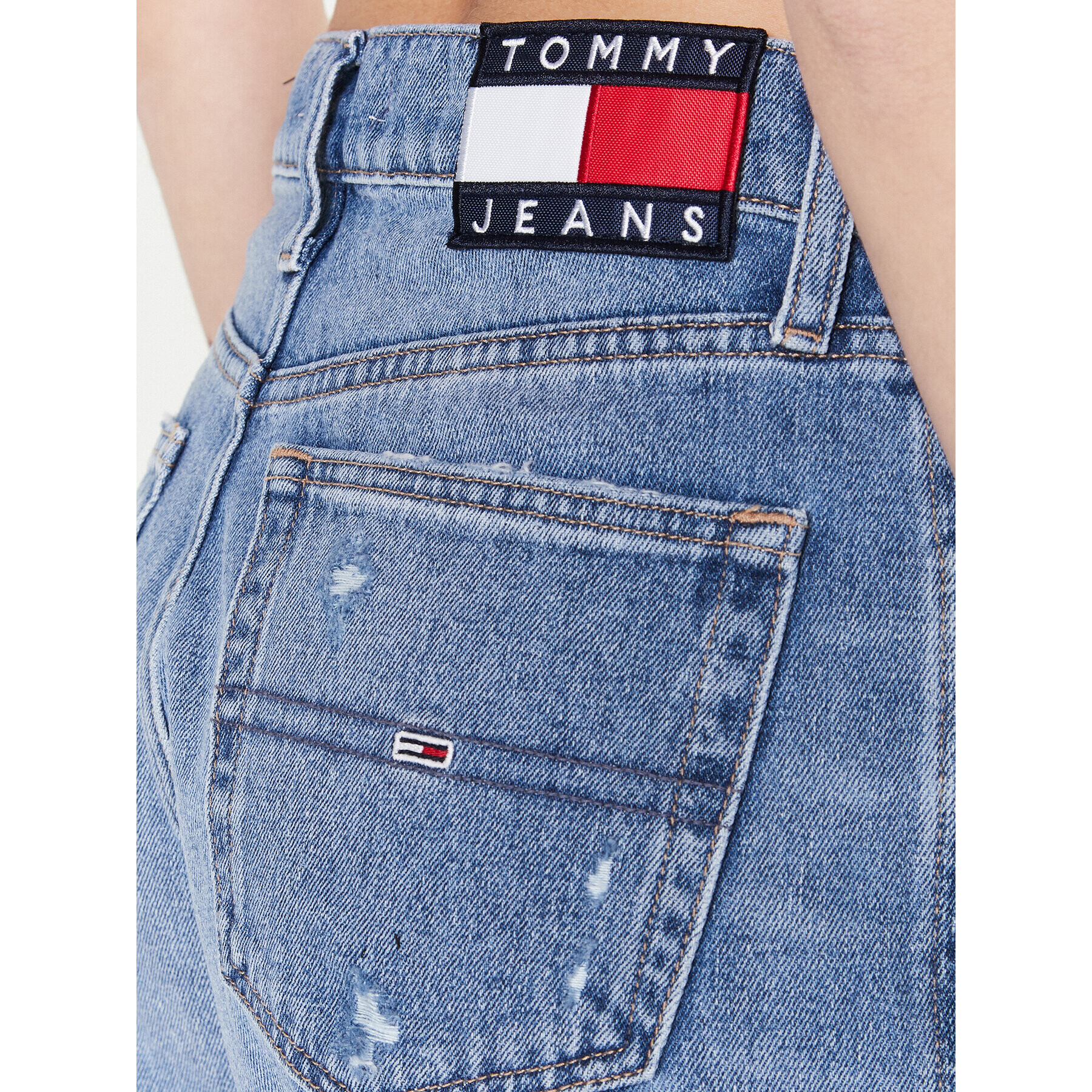 Tommy Jeans Džínsy Betsy DW0DW14798 Modrá Wide Leg - Pepit.sk