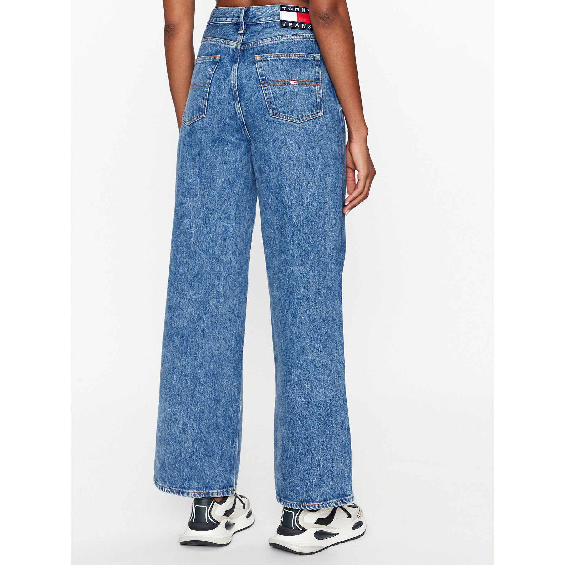 Tommy Jeans Džínsy Claire DW0DW16653 Modrá Wide Leg - Pepit.sk