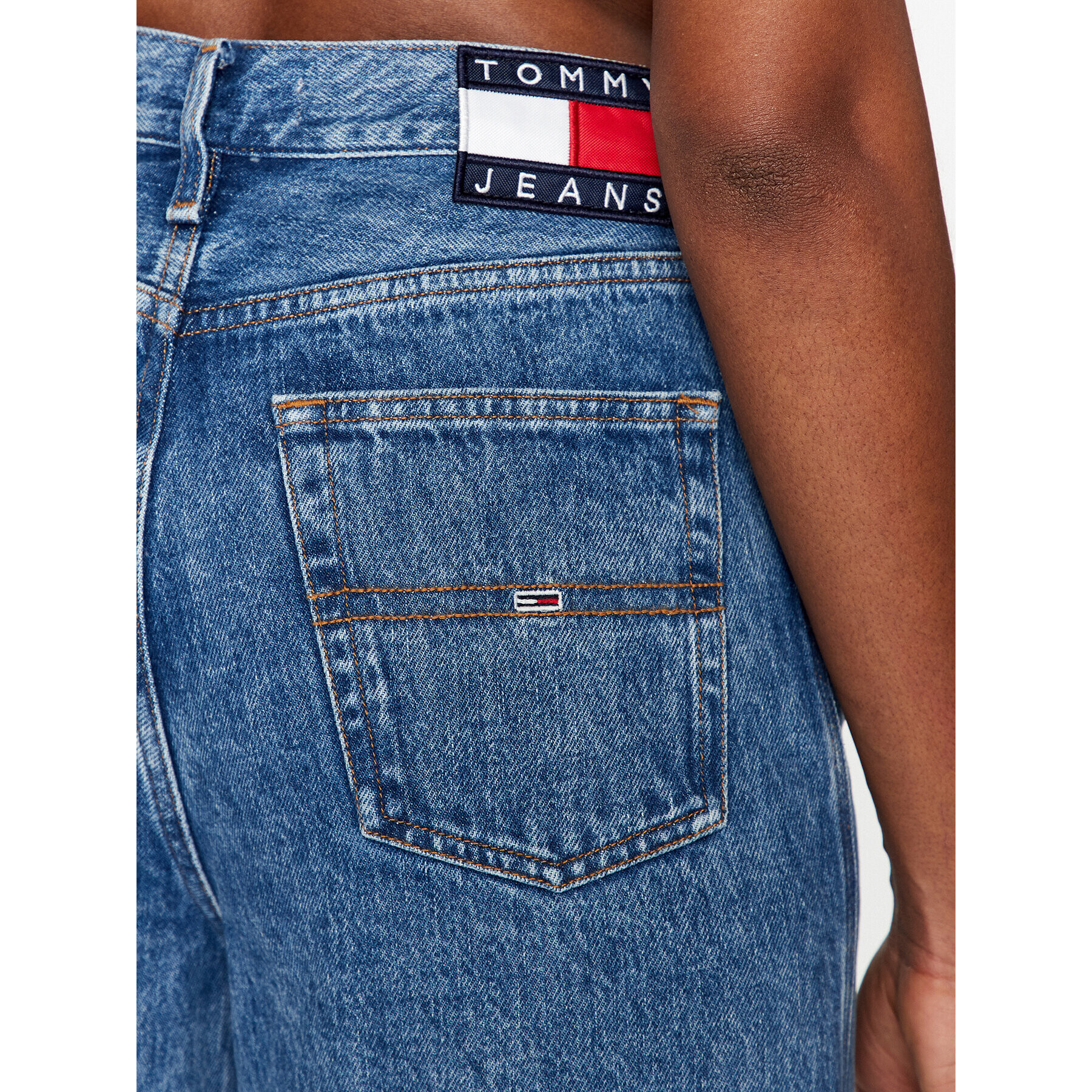 Tommy Jeans Džínsy Claire DW0DW16653 Modrá Wide Leg - Pepit.sk