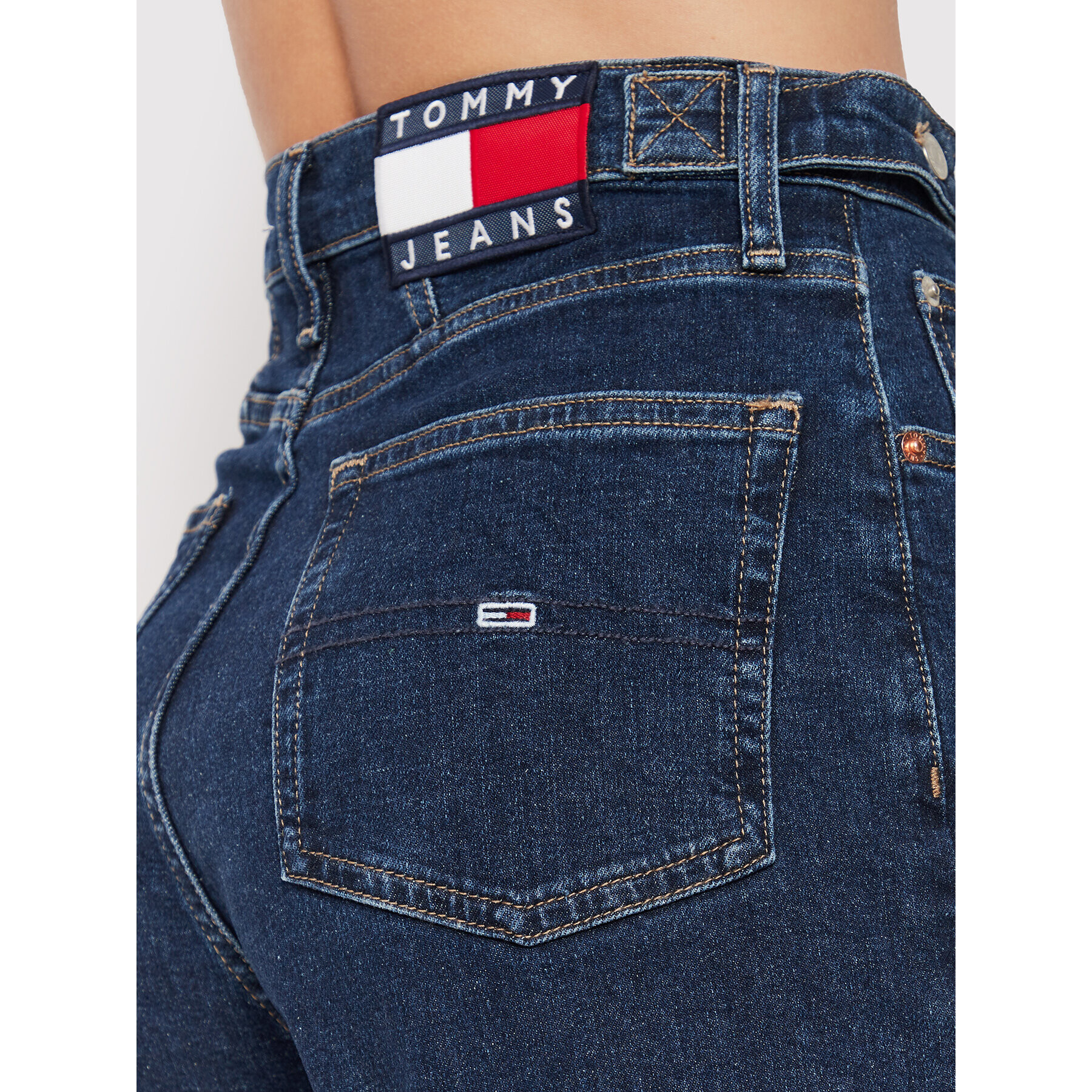 Tommy Jeans Džínsy DW0DW13379 Tmavomodrá Mom Fit - Pepit.sk